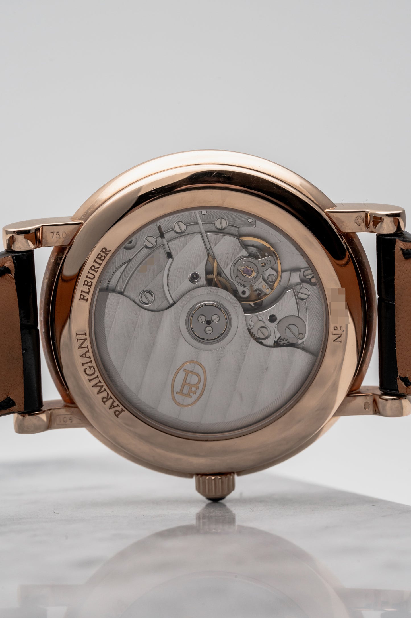 Parmigiani Fleurier Basica Chronometer Rose Gold C04442 Black Dial, Rose Gold