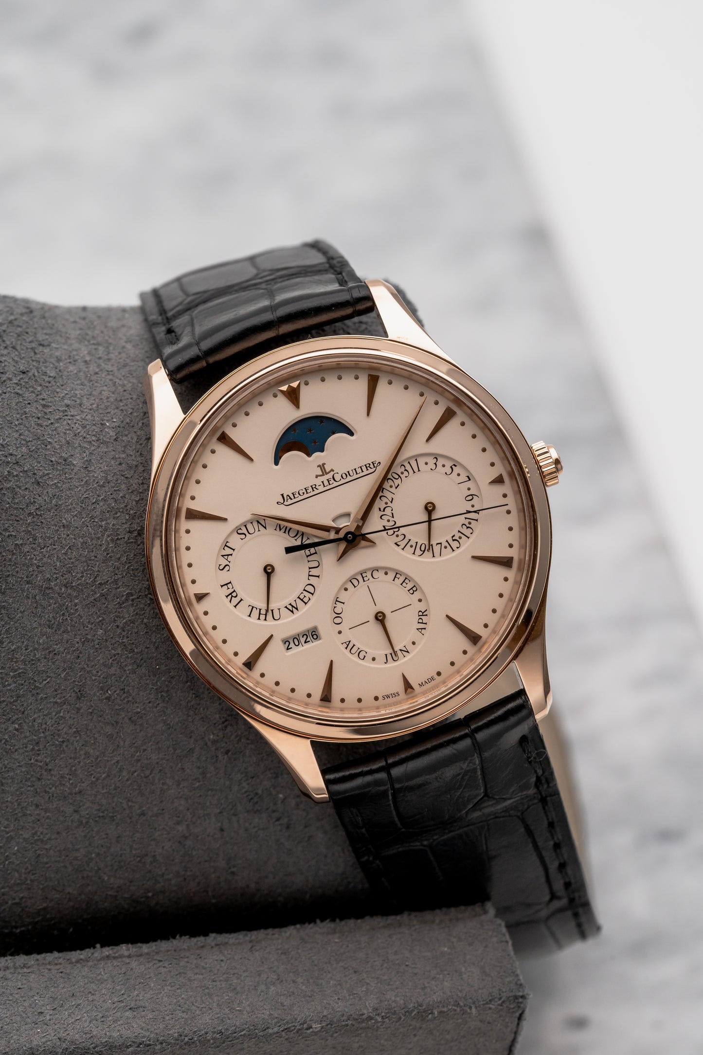 Jaeger-LeCoultre Master Ultra Thin Perpetual Q1302520 Silver Dial