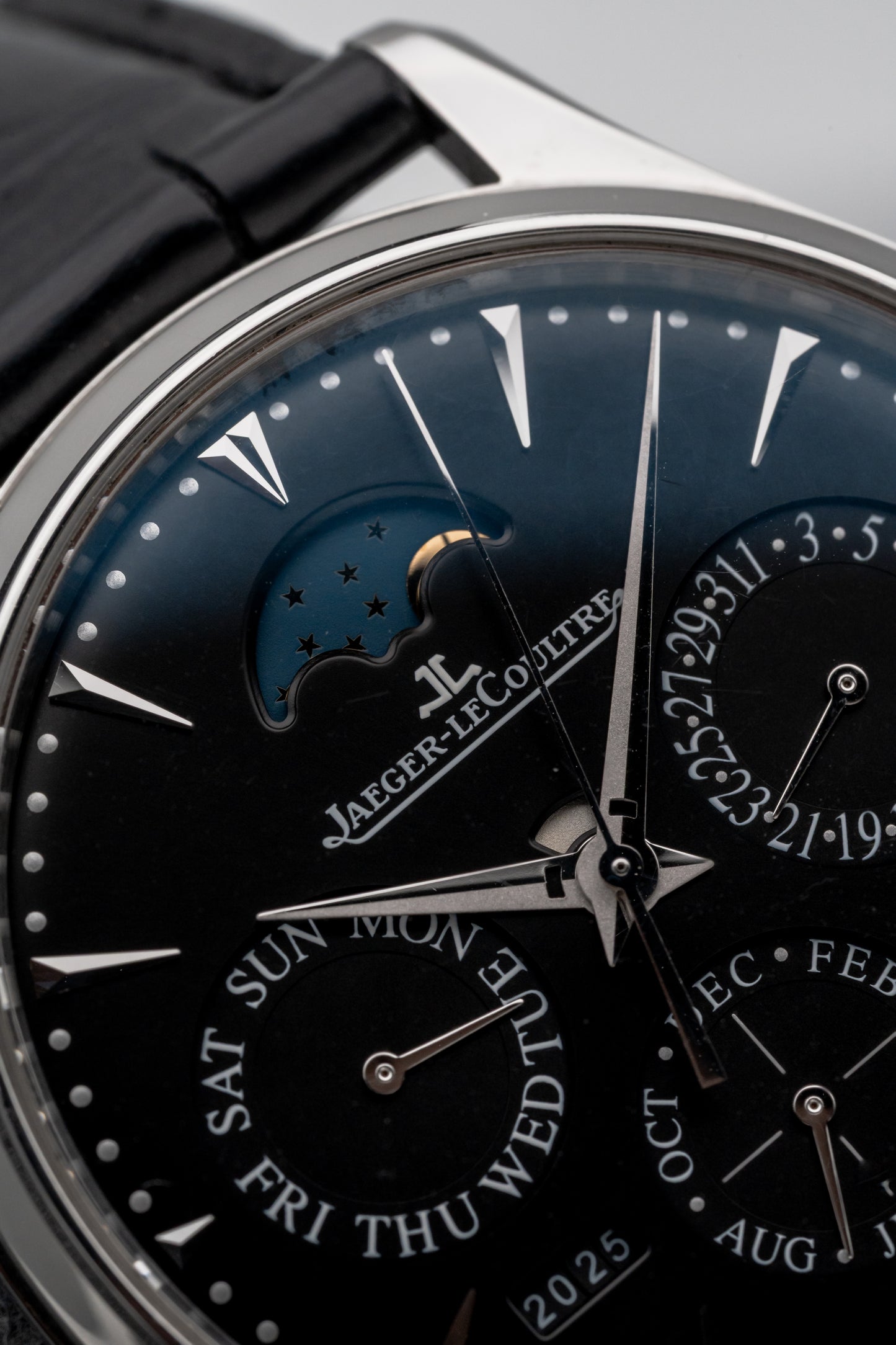 Jaeger-LeCoultre Master Ultra Thin Perpetual Q1308470 “Dr Strange” Black Dial