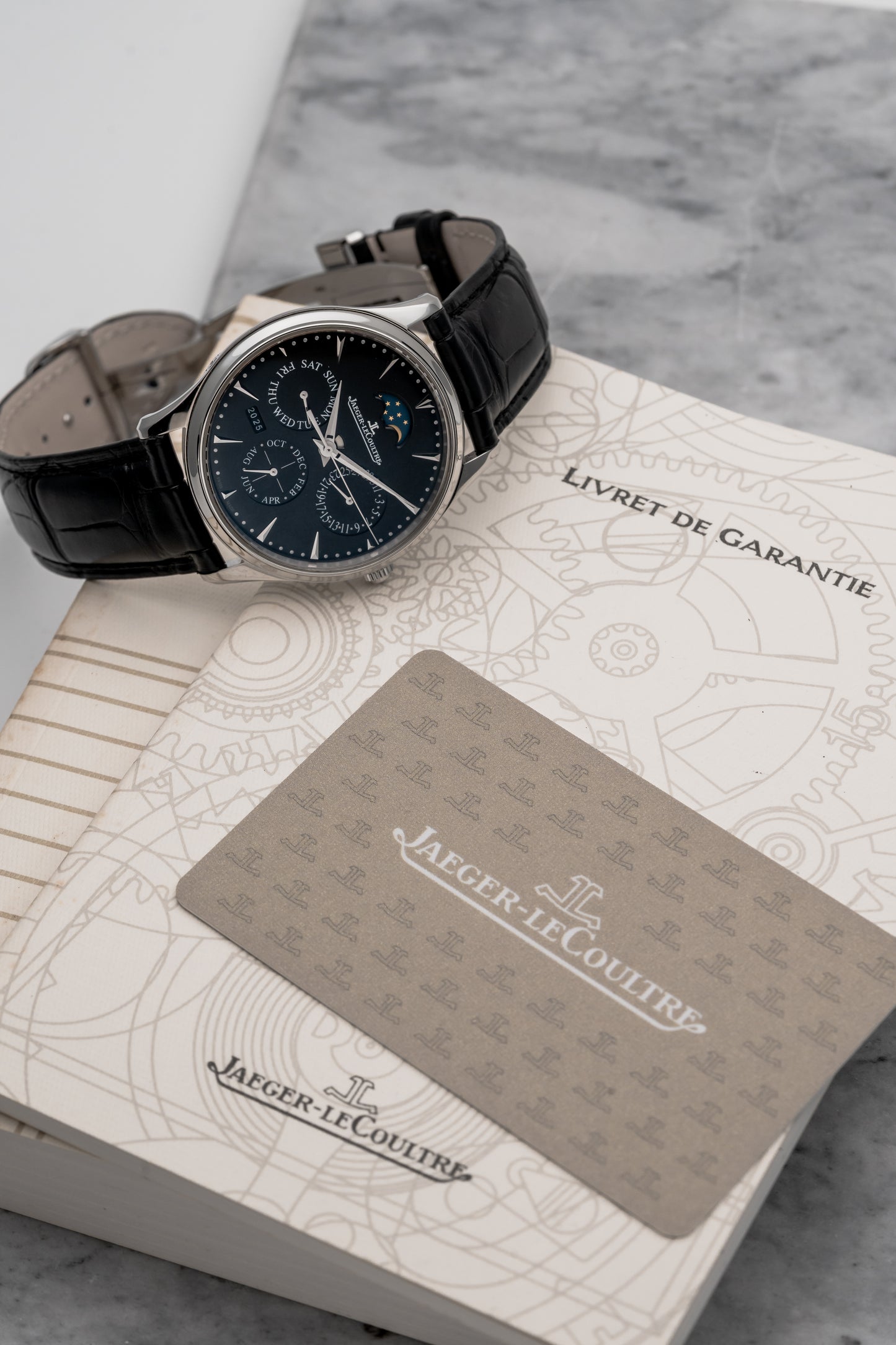 Jaeger-LeCoultre Master Ultra Thin Perpetual Q1308470 “Dr Strange” Black Dial