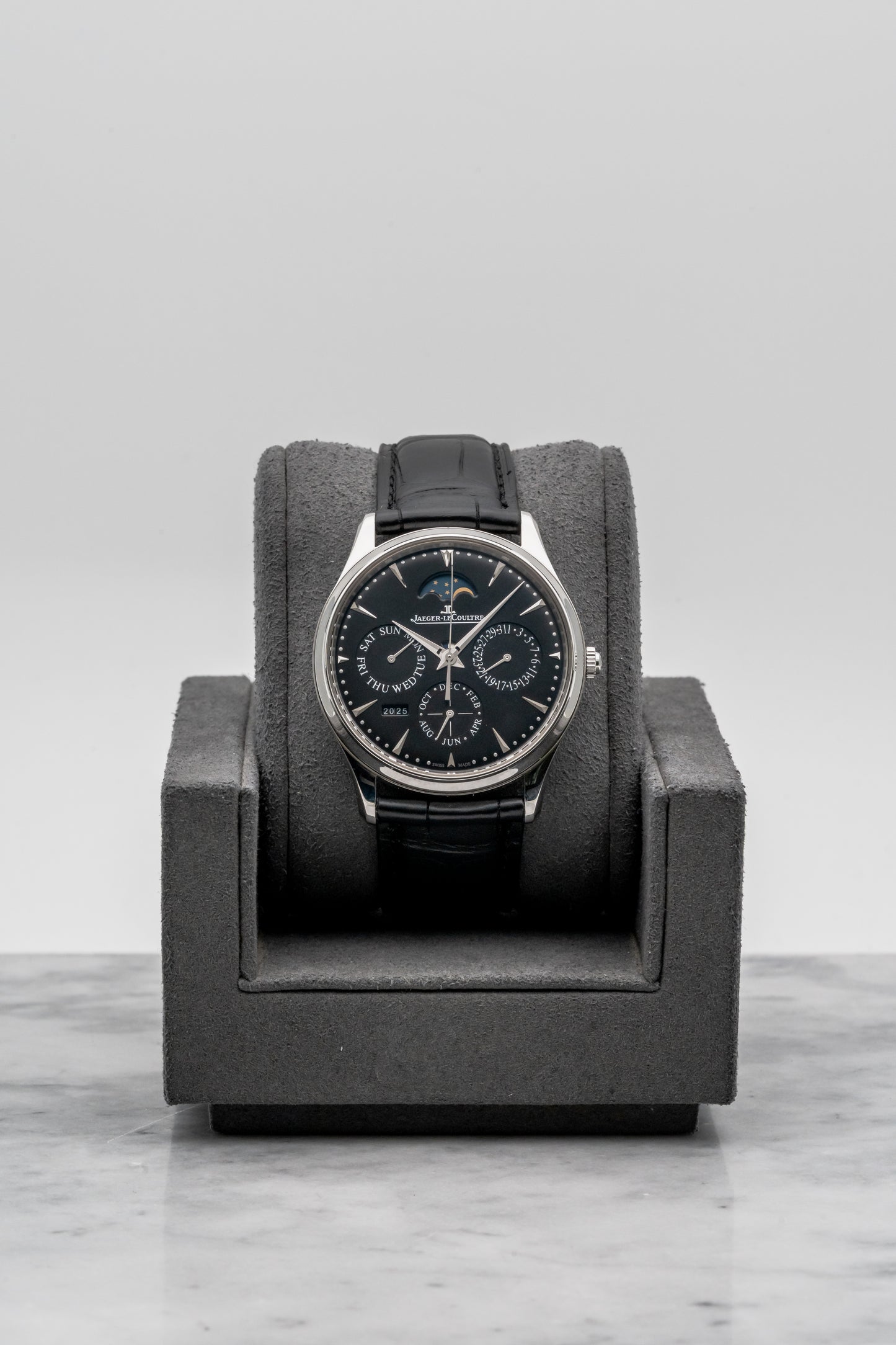 Jaeger-LeCoultre Master Ultra Thin Perpetual Q1308470 “Dr Strange” Black Dial