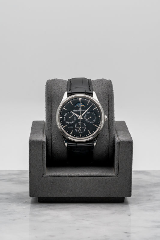 Jaeger-LeCoultre Master Ultra Thin Perpetual Q1308470 “Dr Strange” Black Dial