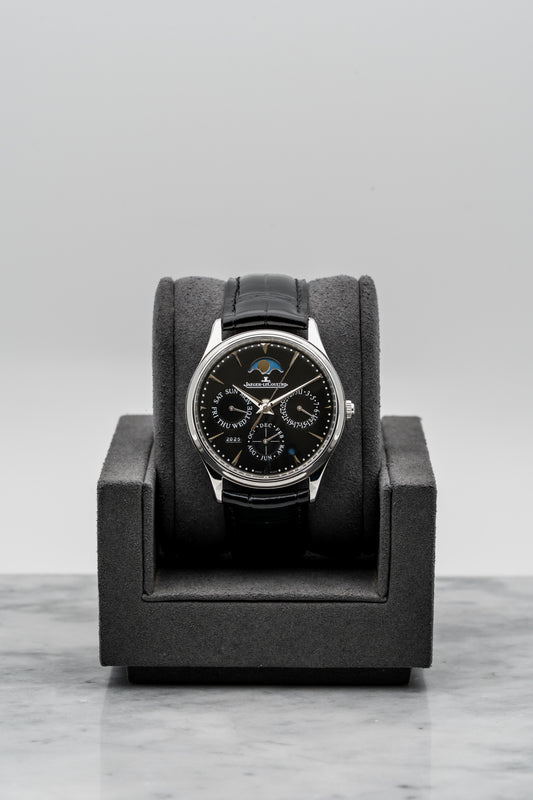Jaeger-LeCoultre Master Ultra Thin Perpetual Q1308470 Stainless Steel, Black Dial