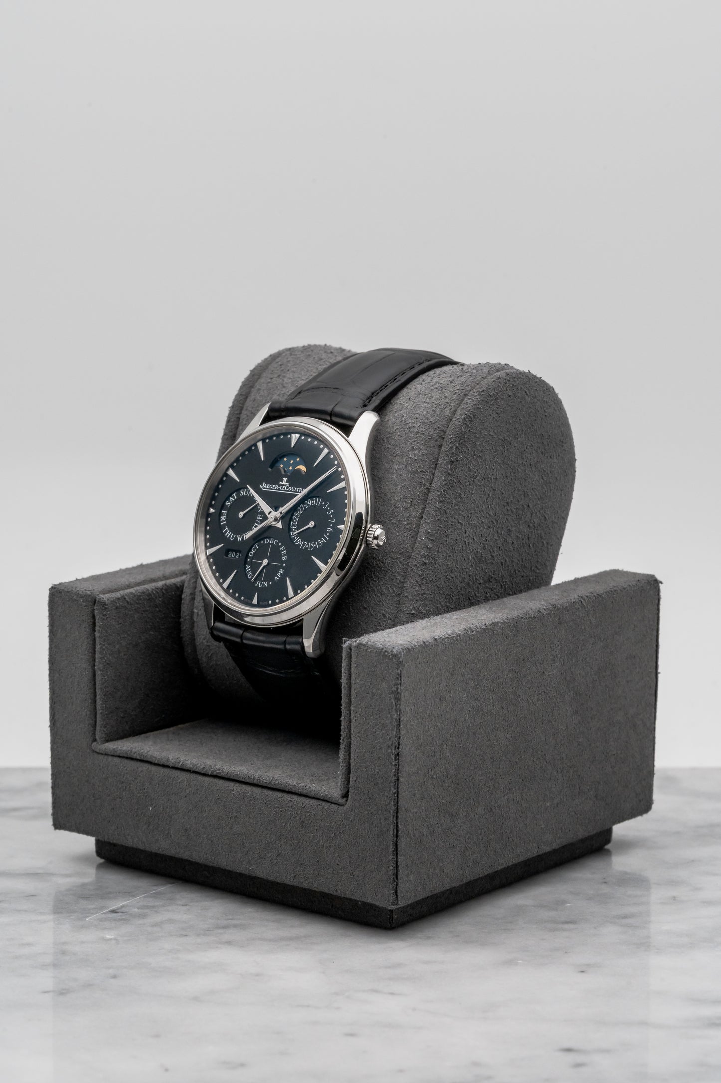 Jaeger-LeCoultre Master Ultra Thin Perpetual Q1308470 “Dr Strange” Black Dial