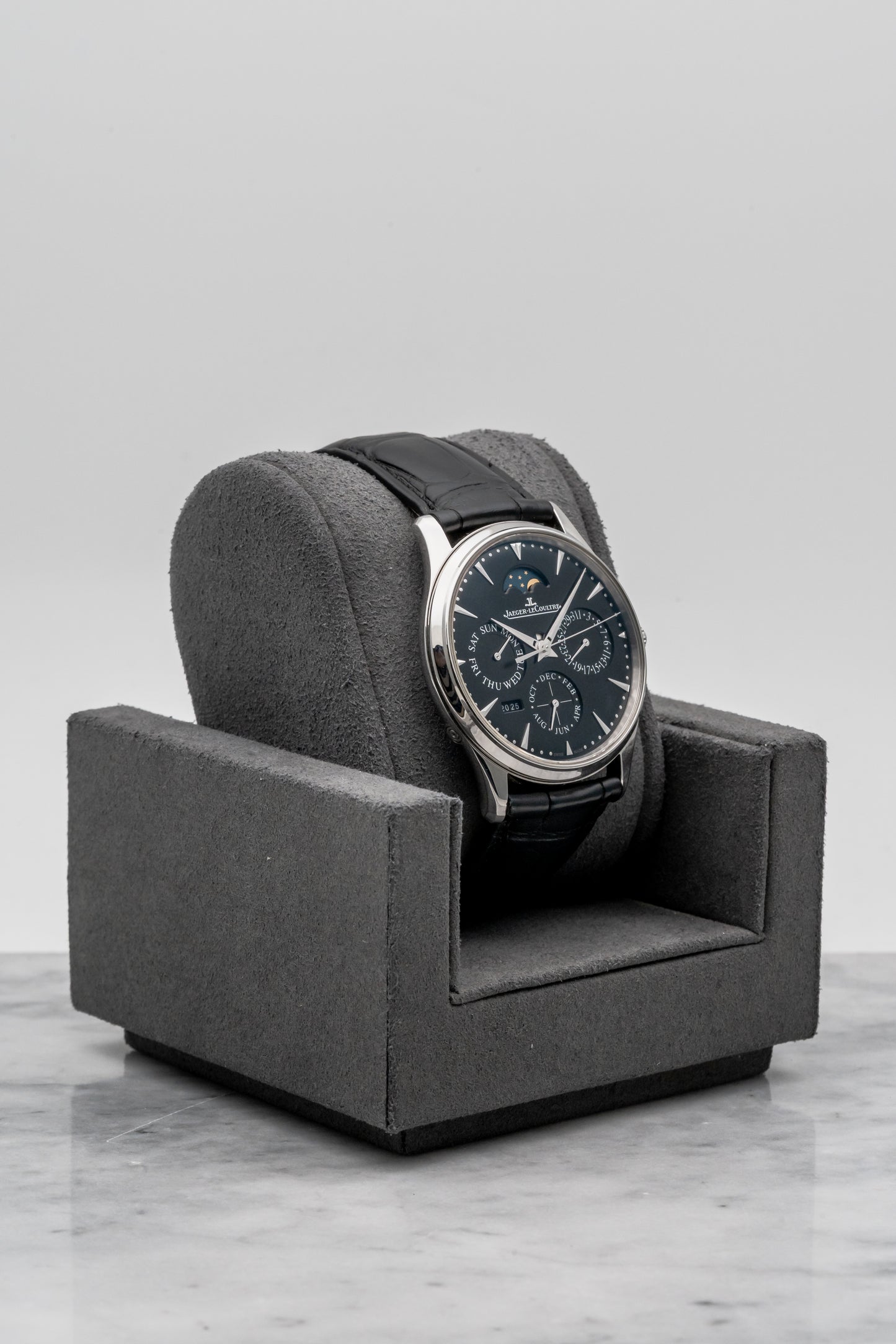 Jaeger-LeCoultre Master Ultra Thin Perpetual Q1308470 “Dr Strange” Black Dial