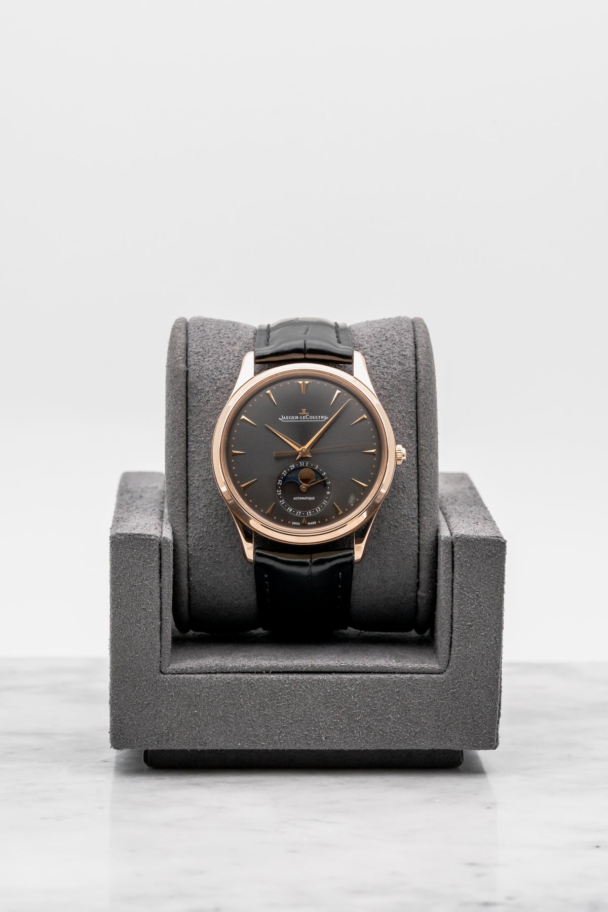Jaeger-LeCoultre Master Ultra Thin Moon Q136255J Rose Gold Grey Dial Boutique Edition