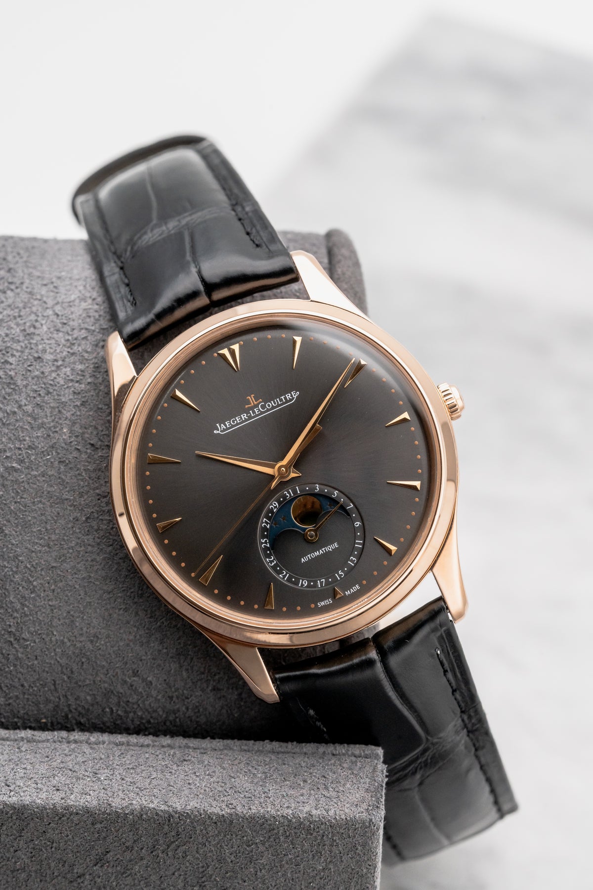Jaeger-LeCoultre Master Ultra Thin Moon Q136255J Rose Gold Grey Dial Boutique Edition