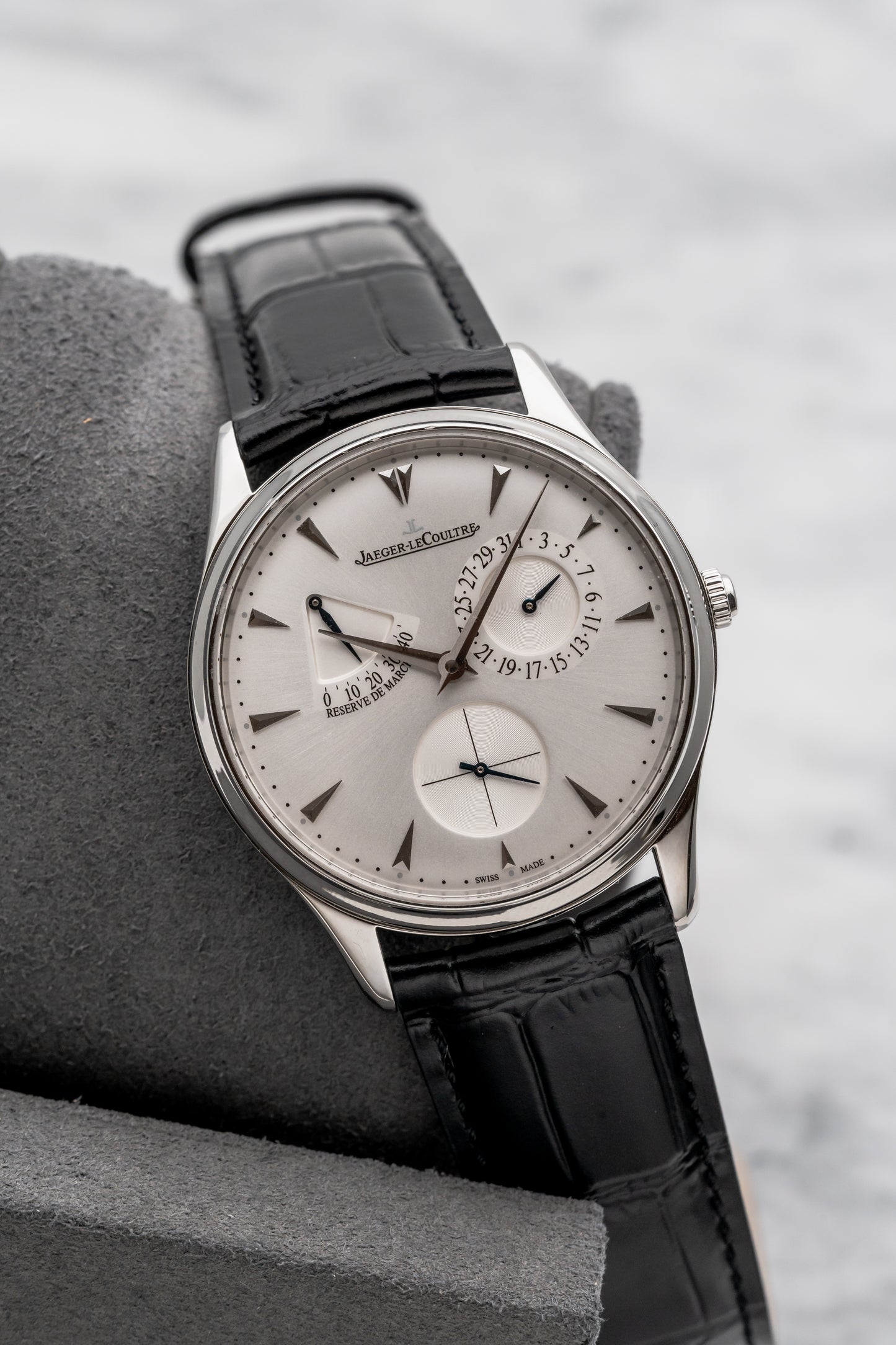 Jaeger-LeCoultre Master Ultra Thin Réserve de Marche Q1378420 Silver Dial