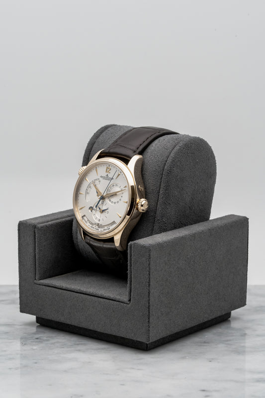 Jaeger-LeCoultre Master Geographic Q1422521 18K Rose Gold, Silver Dial