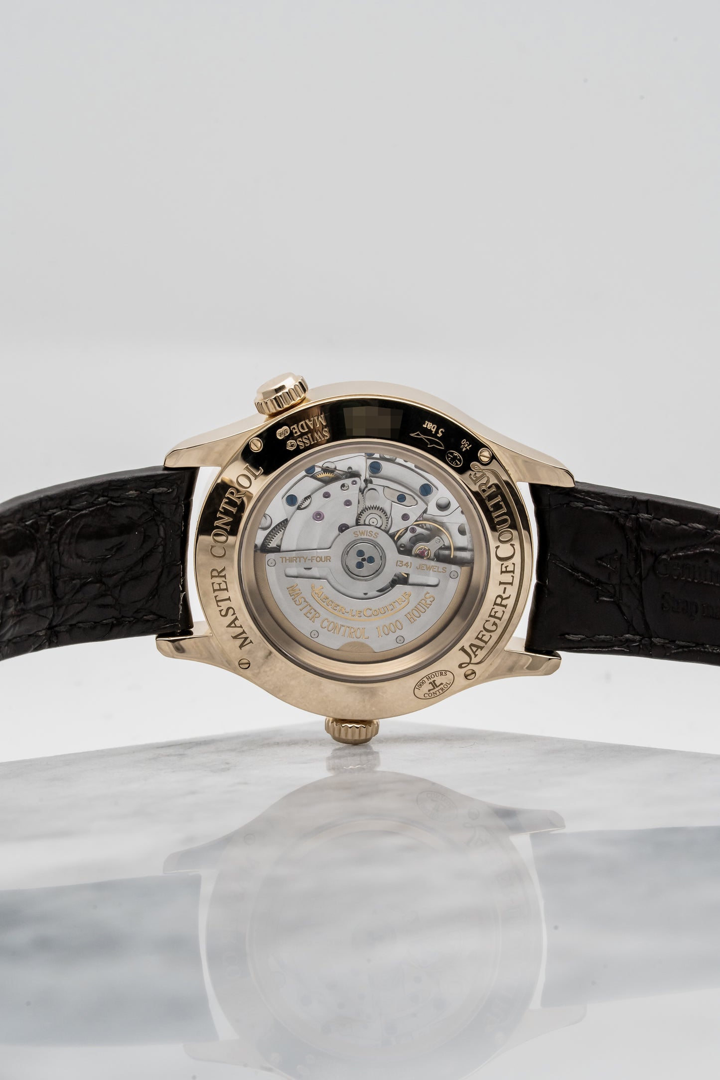 Jaeger-LeCoultre Master Geographic Q1422521 18K Rose Gold, Silver Dial