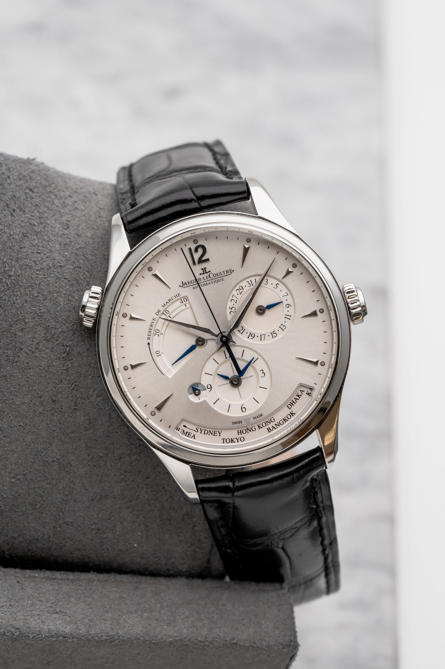 Jaeger-LeCoultre Master Geographic Q1428421 Silver Dial