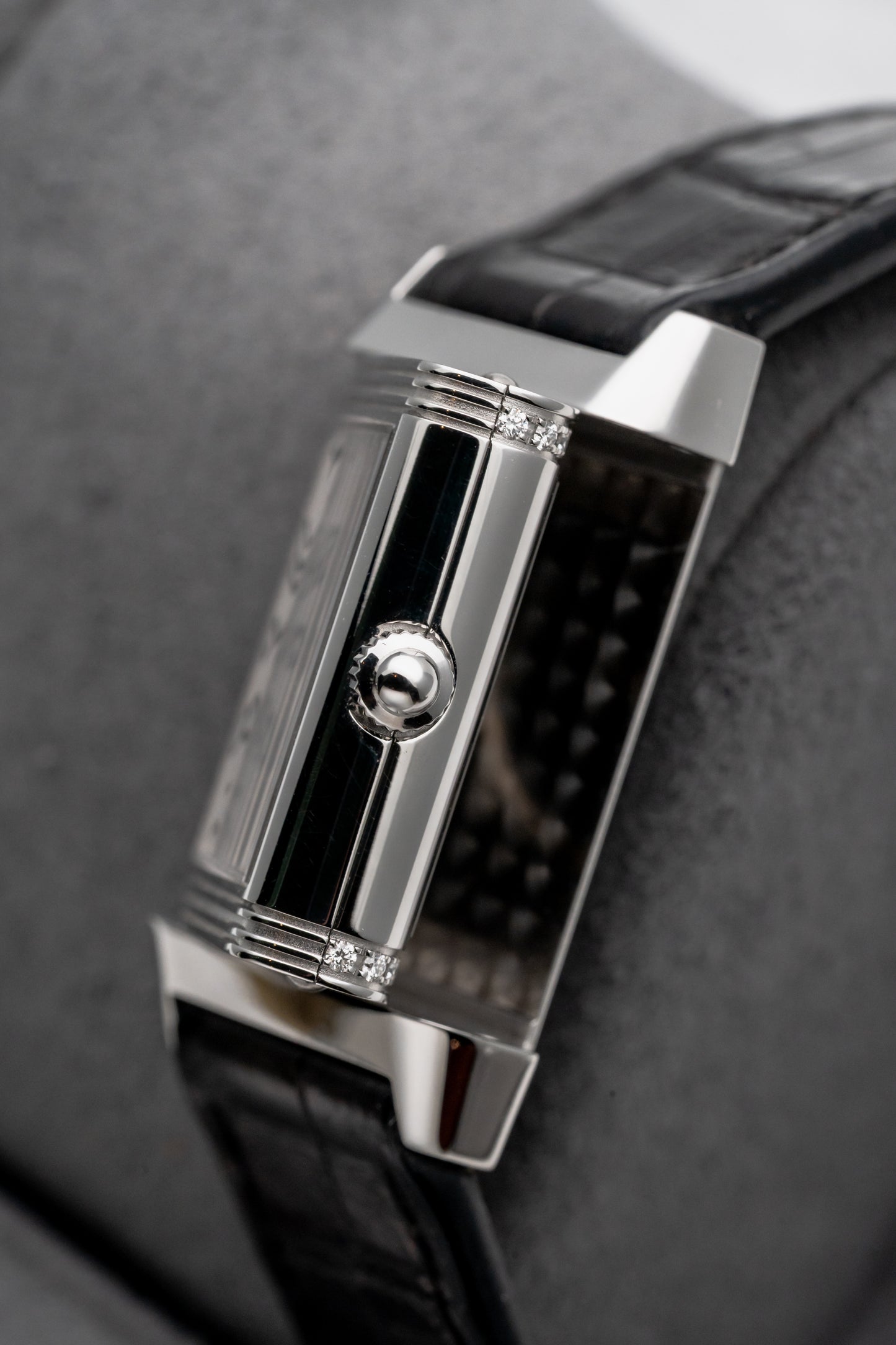 Jaeger-LeCoultre Reverso Duetto Duoface Q2568403 Silver/Black Dial