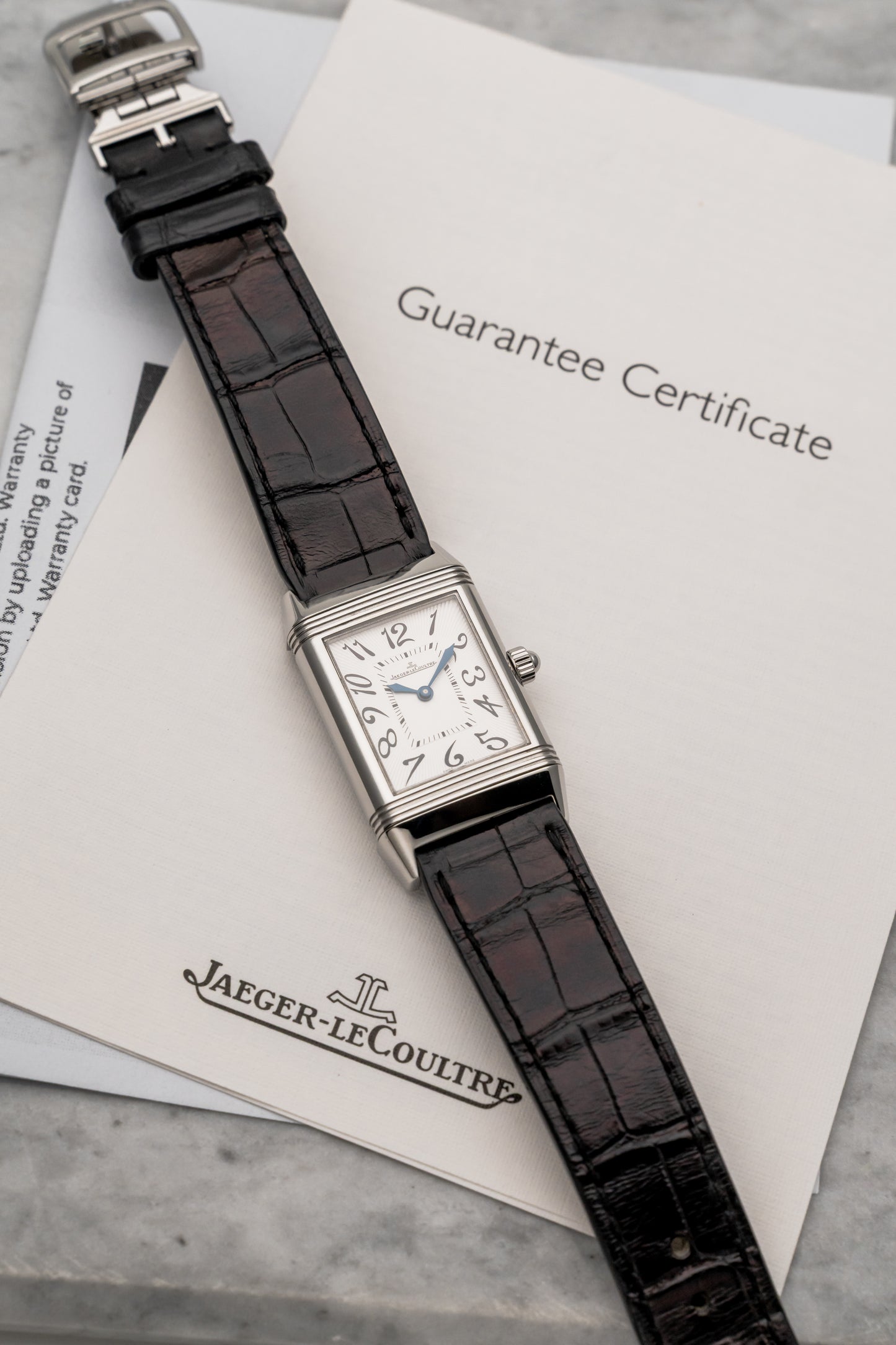 Jaeger-LeCoultre Reverso Duetto Duoface Q2568403 Silver/Black Dial