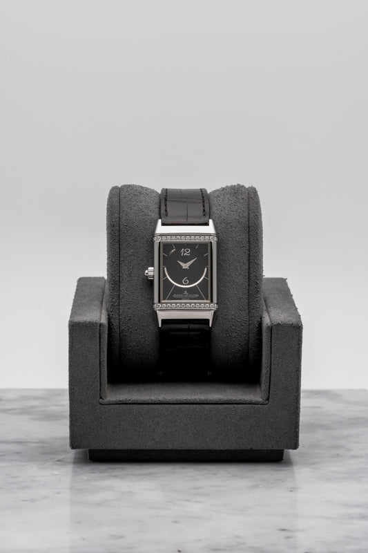 Jaeger-LeCoultre Reverso Duetto Duoface Q2568403 Silver/Black Dial