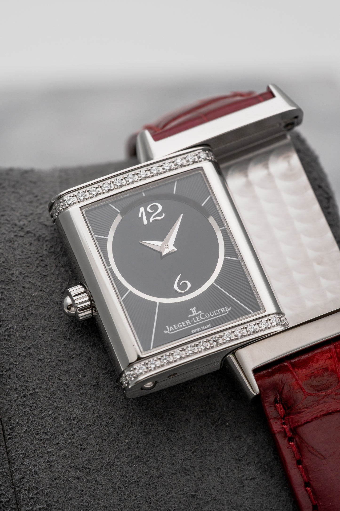 Jaeger-LeCoultre Reverso Duetto Classique Q2568403 Silver/Black Dial