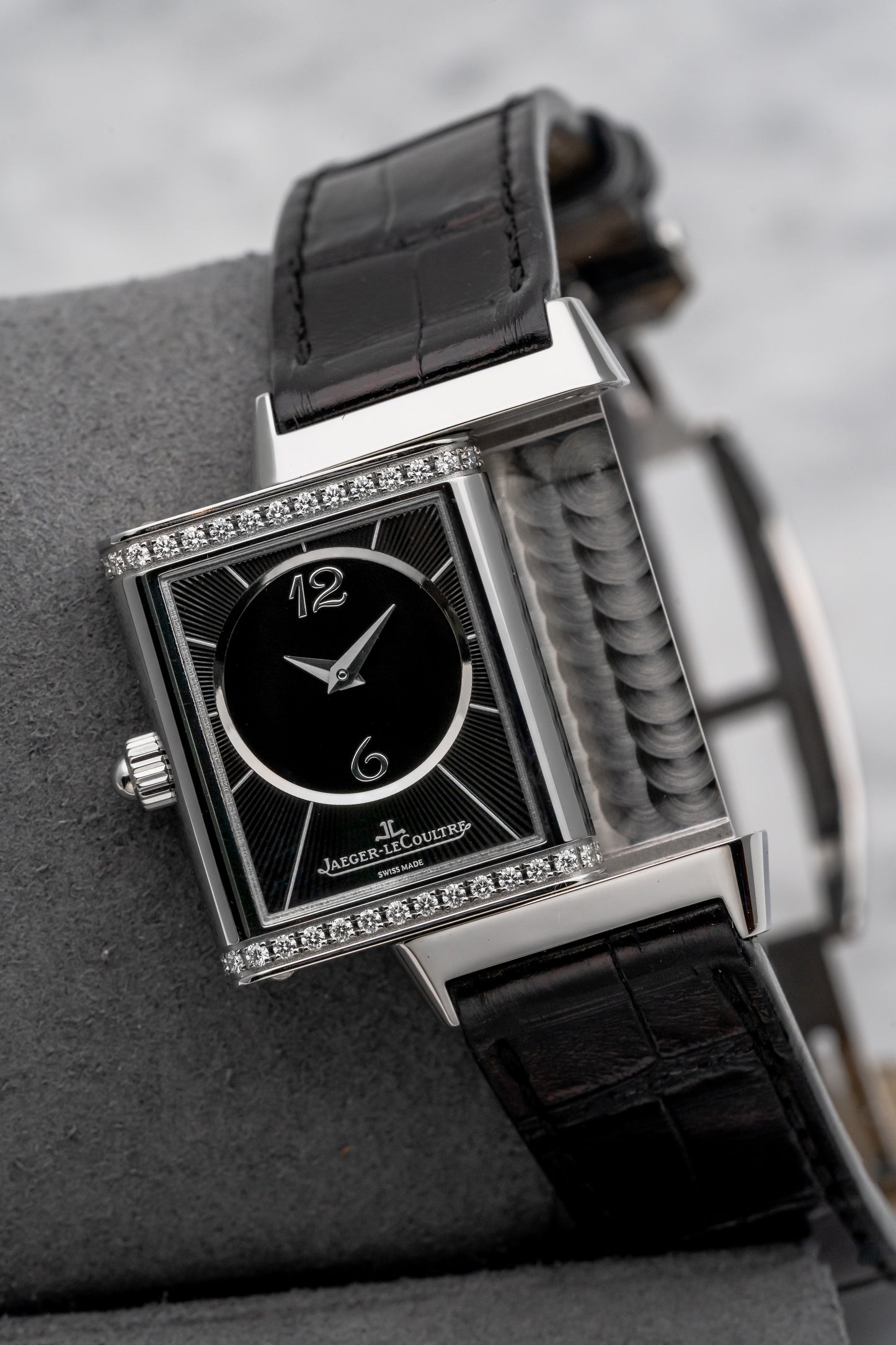 Jaeger-LeCoultre Reverso Duetto Duoface Q2568403 Silver/Black Dial