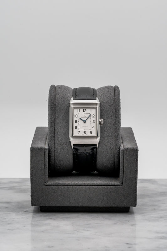 Jaeger-LeCoultre Reverso Classic Medium Duetto Q2578420 Silver/Black Dial