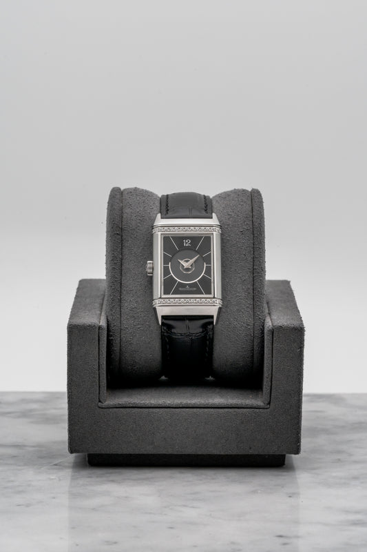 Jaeger-LeCoultre Reverso Classic Medium Duetto Q2578420 Silver/Black Dial