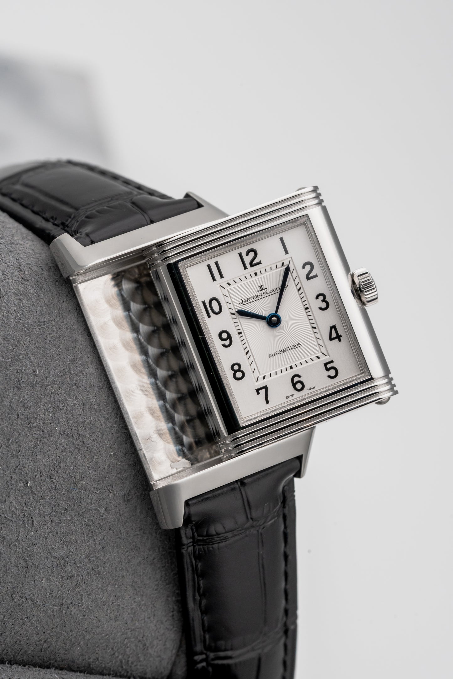 Jaeger-LeCoultre Reverso Classic Medium Duetto Q2578420 Silver/Black Dial
