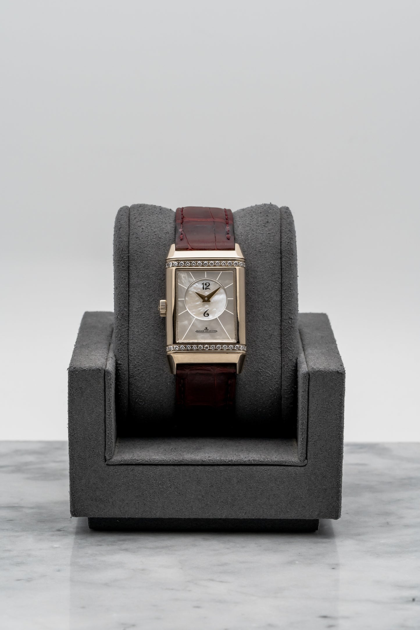 Jaeger-LeCoultre Reverso Duetto Q25824LE Rose Gold, Silver & Mother of Pearl Dial