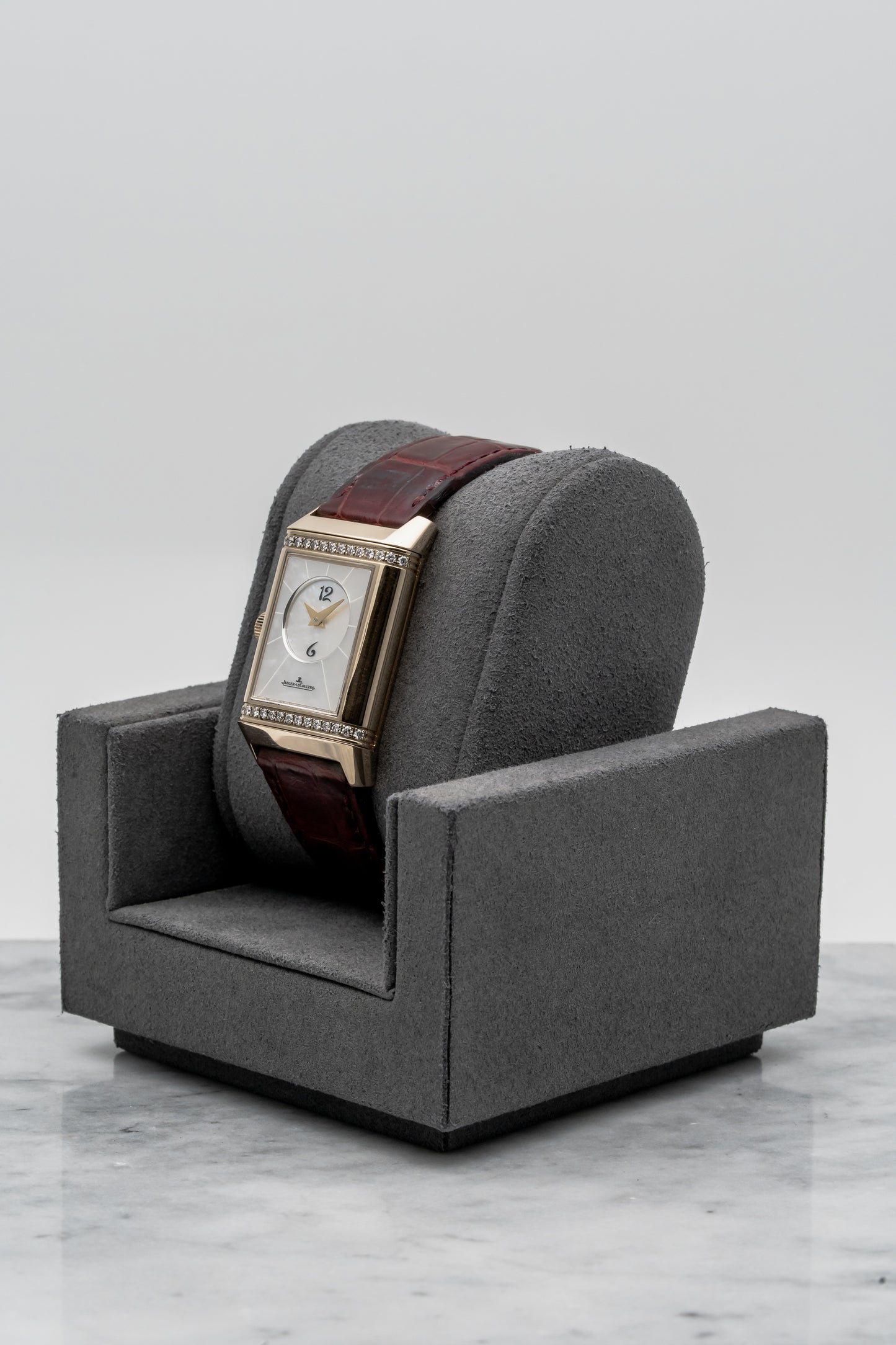 Jaeger-LeCoultre Reverso Duetto Q25824LE Rose Gold, Silver & Mother of Pearl Dial