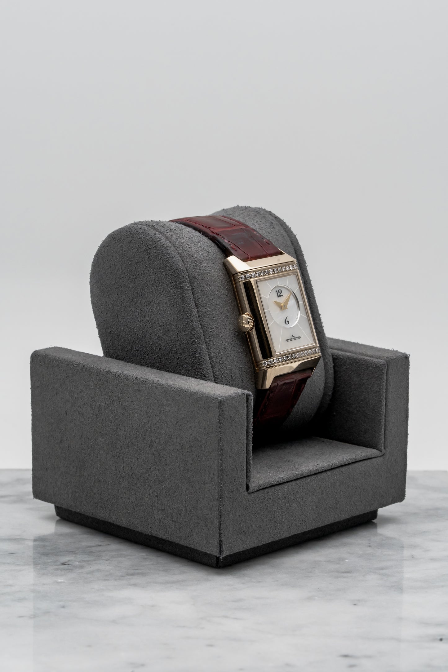 Jaeger-LeCoultre Reverso Duetto Q25824LE Rose Gold, Silver & Mother of Pearl Dial