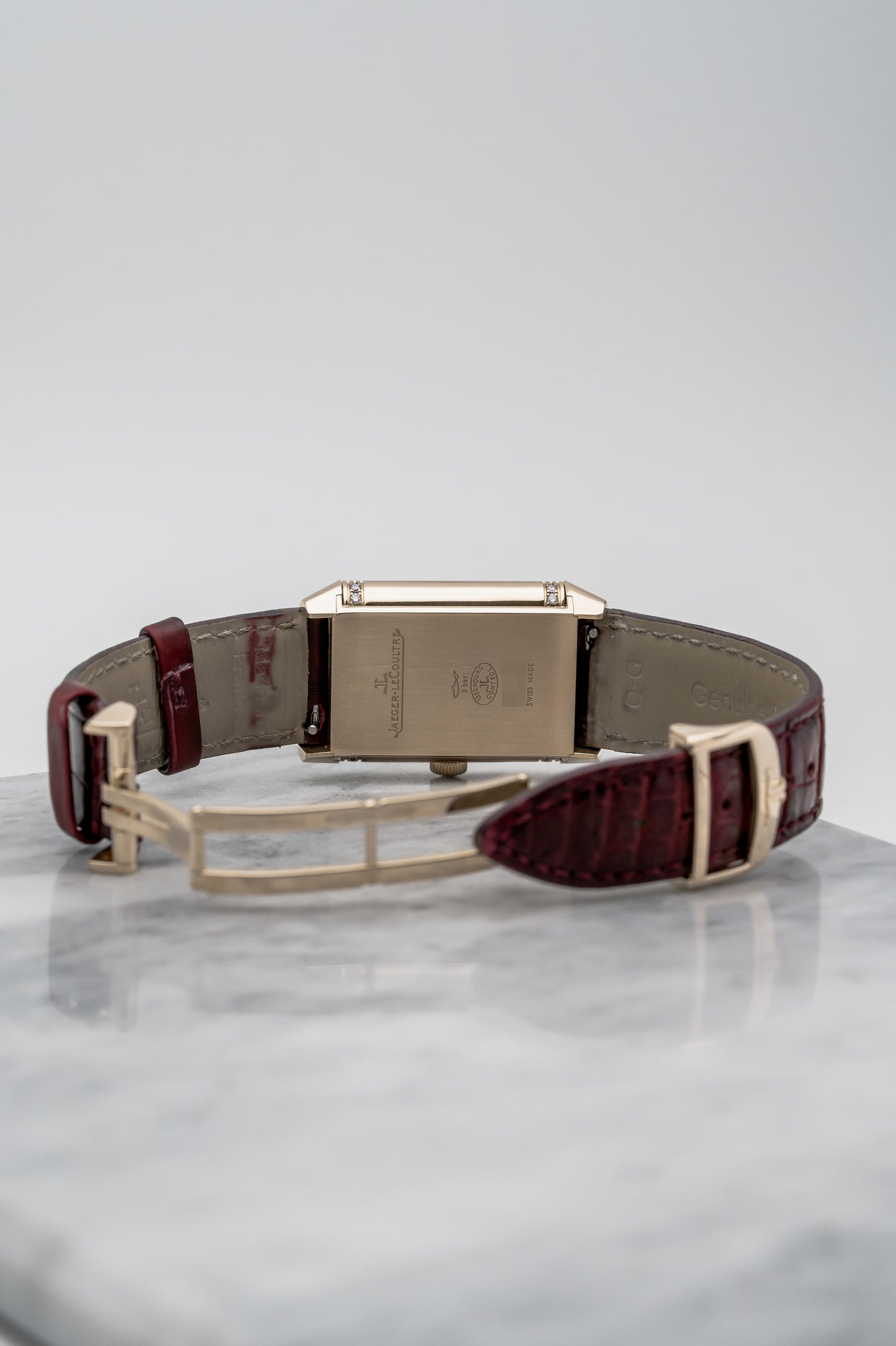 Jaeger-LeCoultre Reverso Duetto Q25824LE Rose Gold, Silver & Mother of Pearl Dial