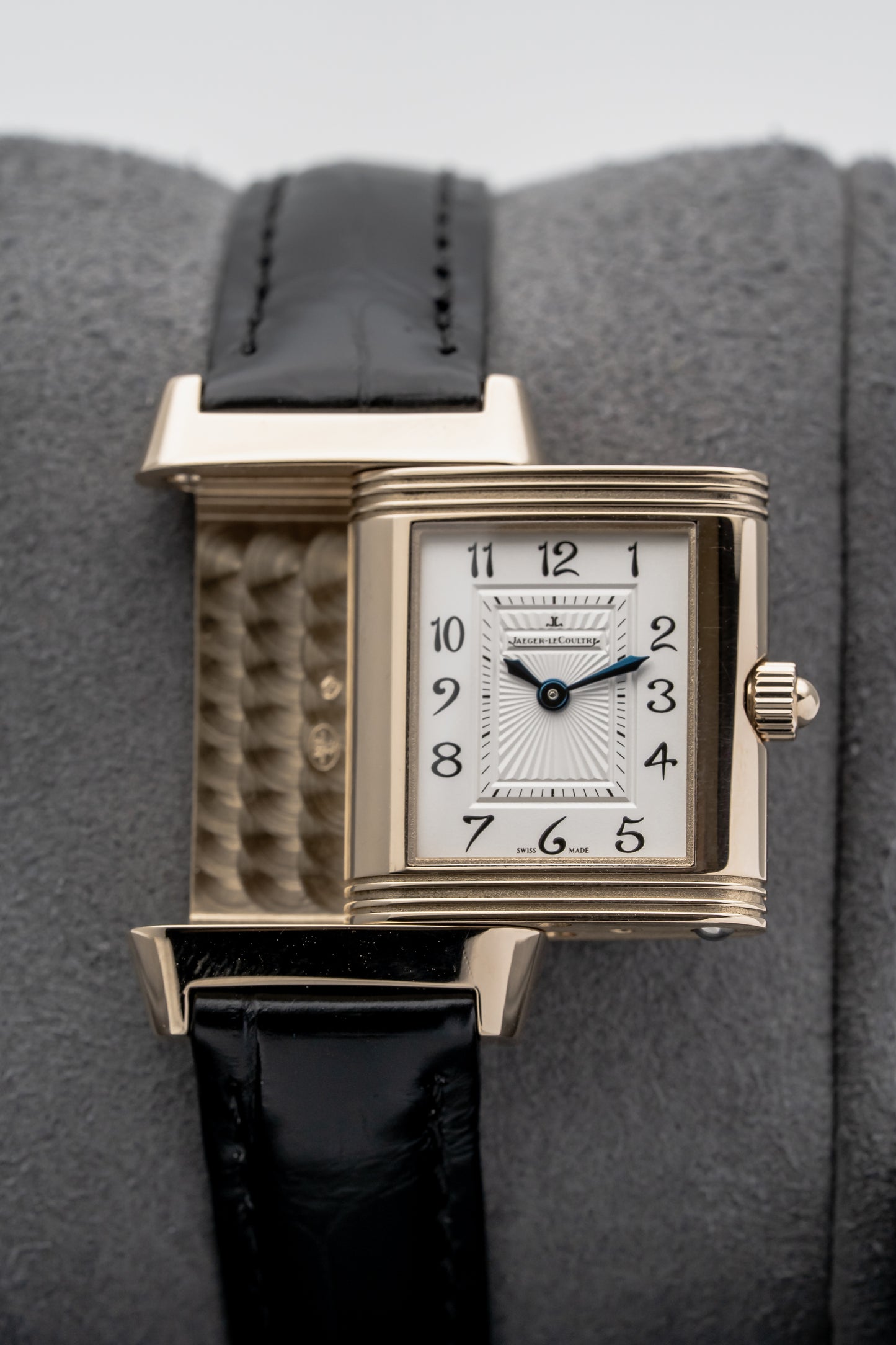 Jaeger-LeCoultre Reverso Duetto Duo Q2662420 Rose Gold, Silver & Black Dial