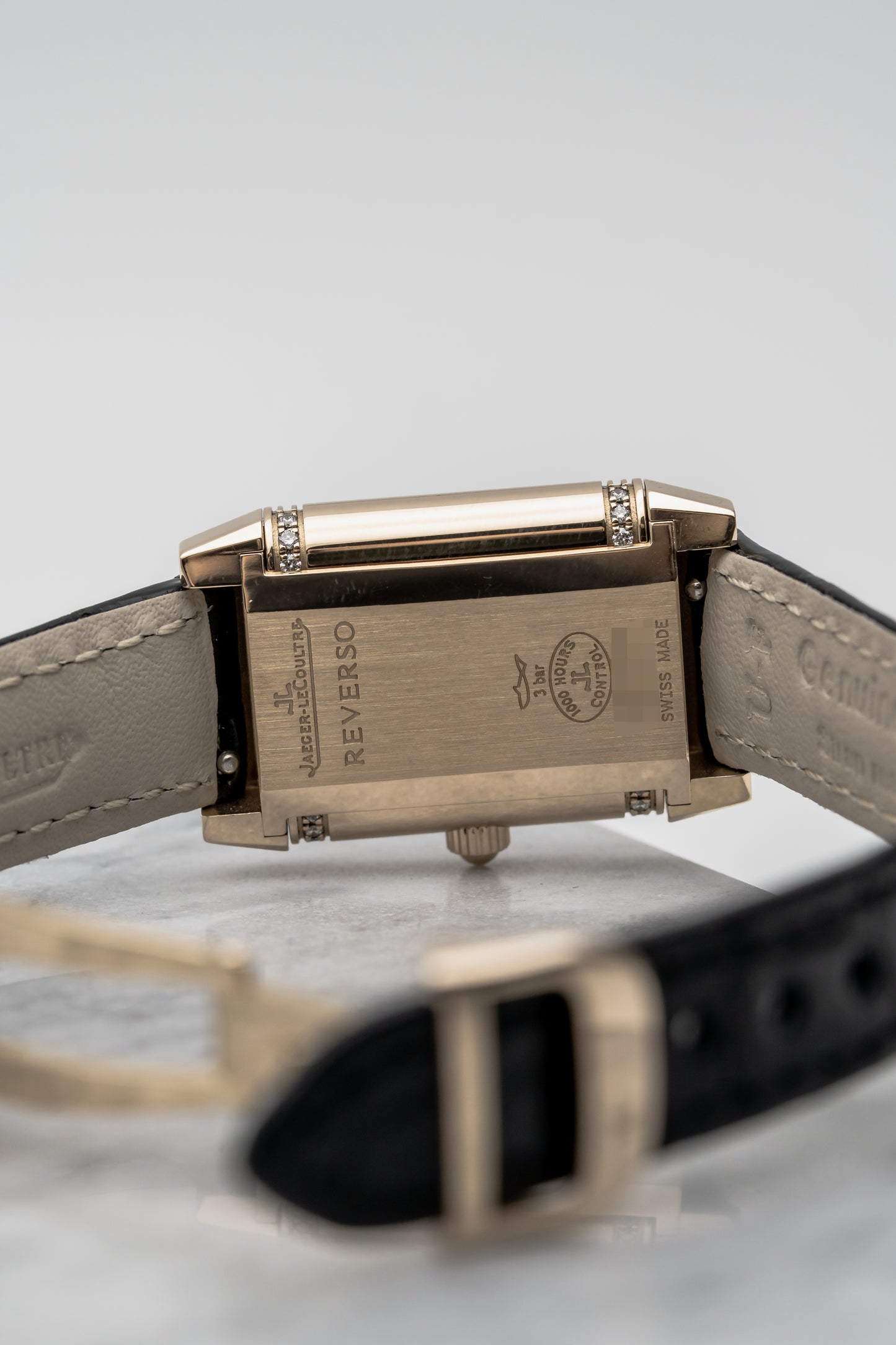 Jaeger-LeCoultre Reverso Duetto Duo Q2662420 Rose Gold, Silver & Black Dial