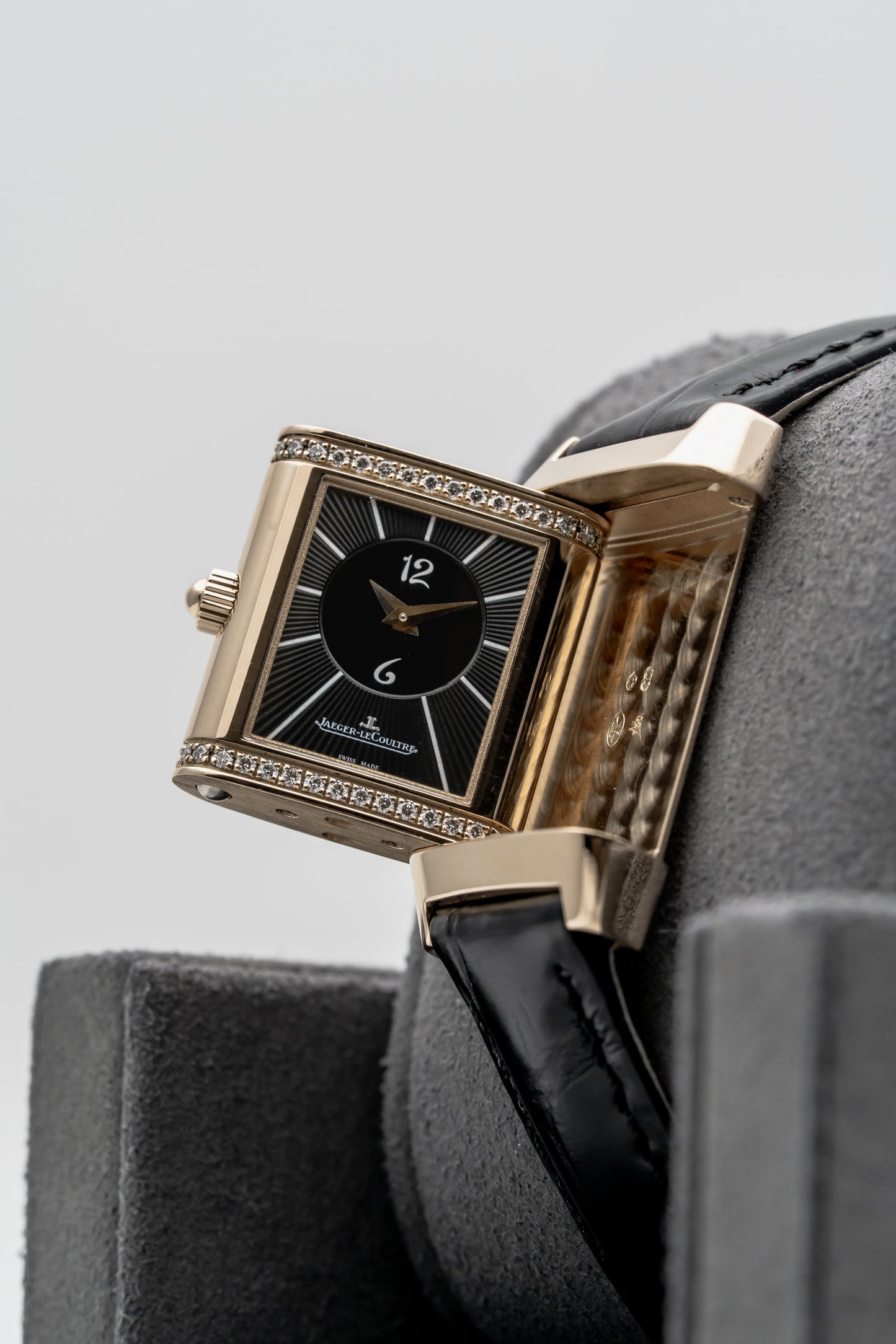 Jaeger-LeCoultre Reverso Duetto Duo Q2662420 Rose Gold, Silver & Black Dial