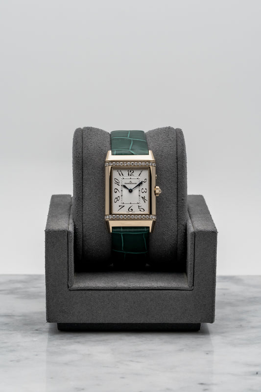 Jaeger-LeCoultre Reverso Duetto Duo Q2692420 Rose Gold, Silver & Black Dial