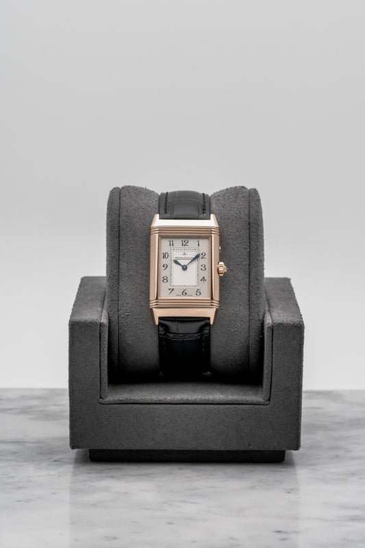 Jaeger-LeCoultre Reverso Women's Duetto Duo Q2692424 Rose Gold Silver/Black Dial