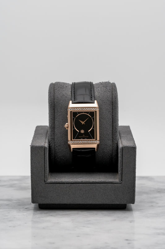 Jaeger-LeCoultre Reverso Women's Duetto Duo Q2692424 Silver/Black Dial