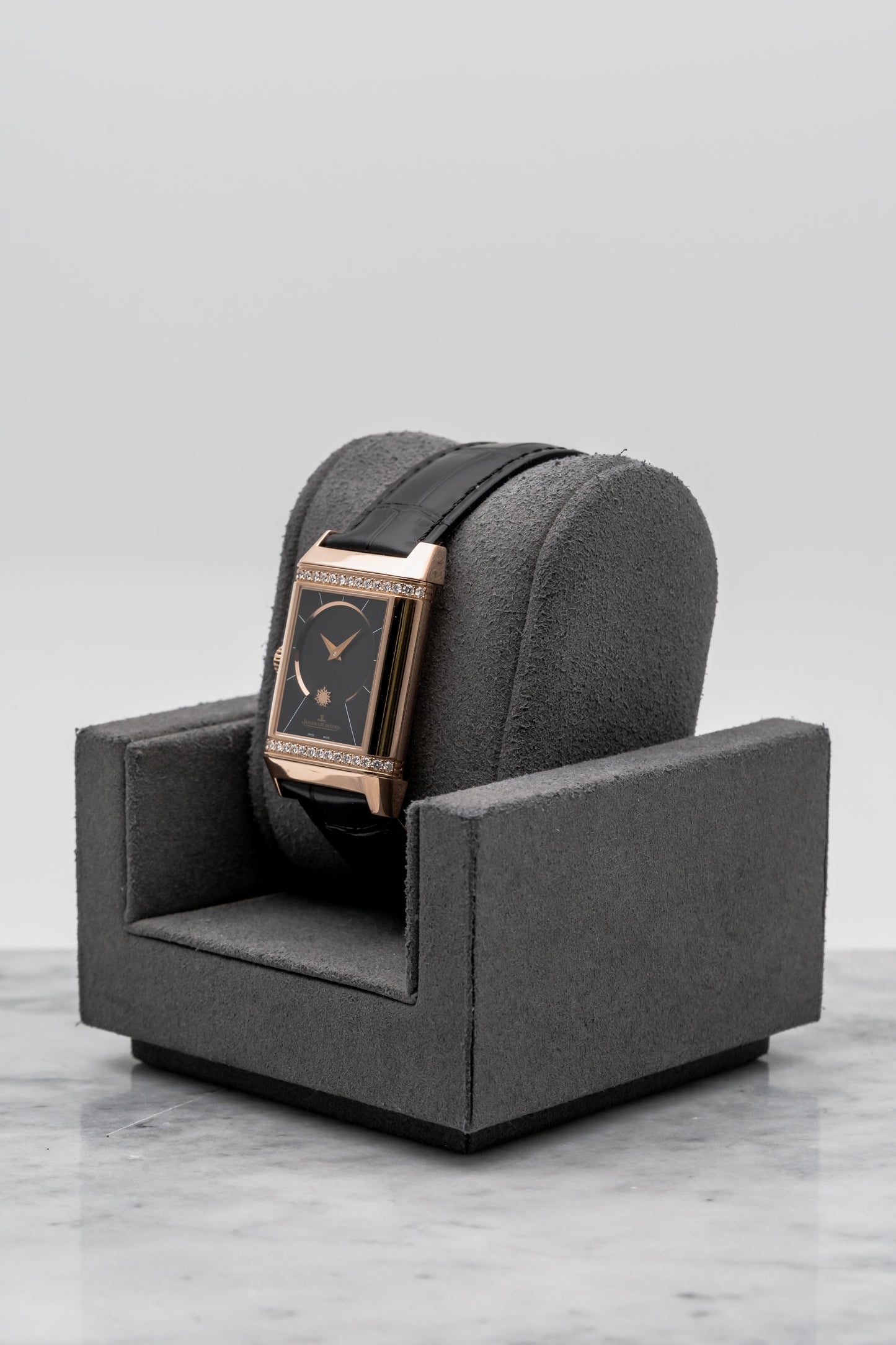 Jaeger-LeCoultre Reverso Women's Duetto Duo Q2692424 Silver/Black Dial