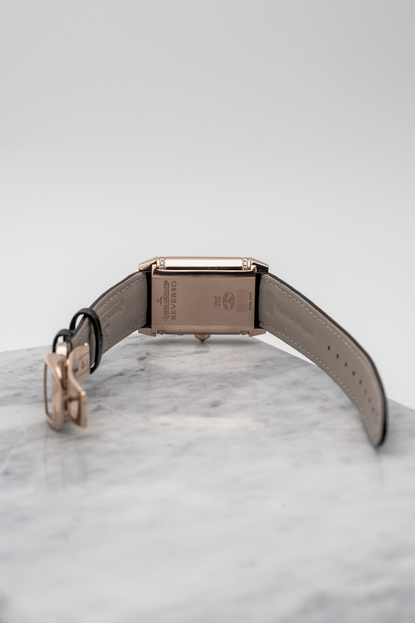 Jaeger-LeCoultre Reverso Women's Duetto Duo Q2692424 Rose Gold Silver/Black Dial