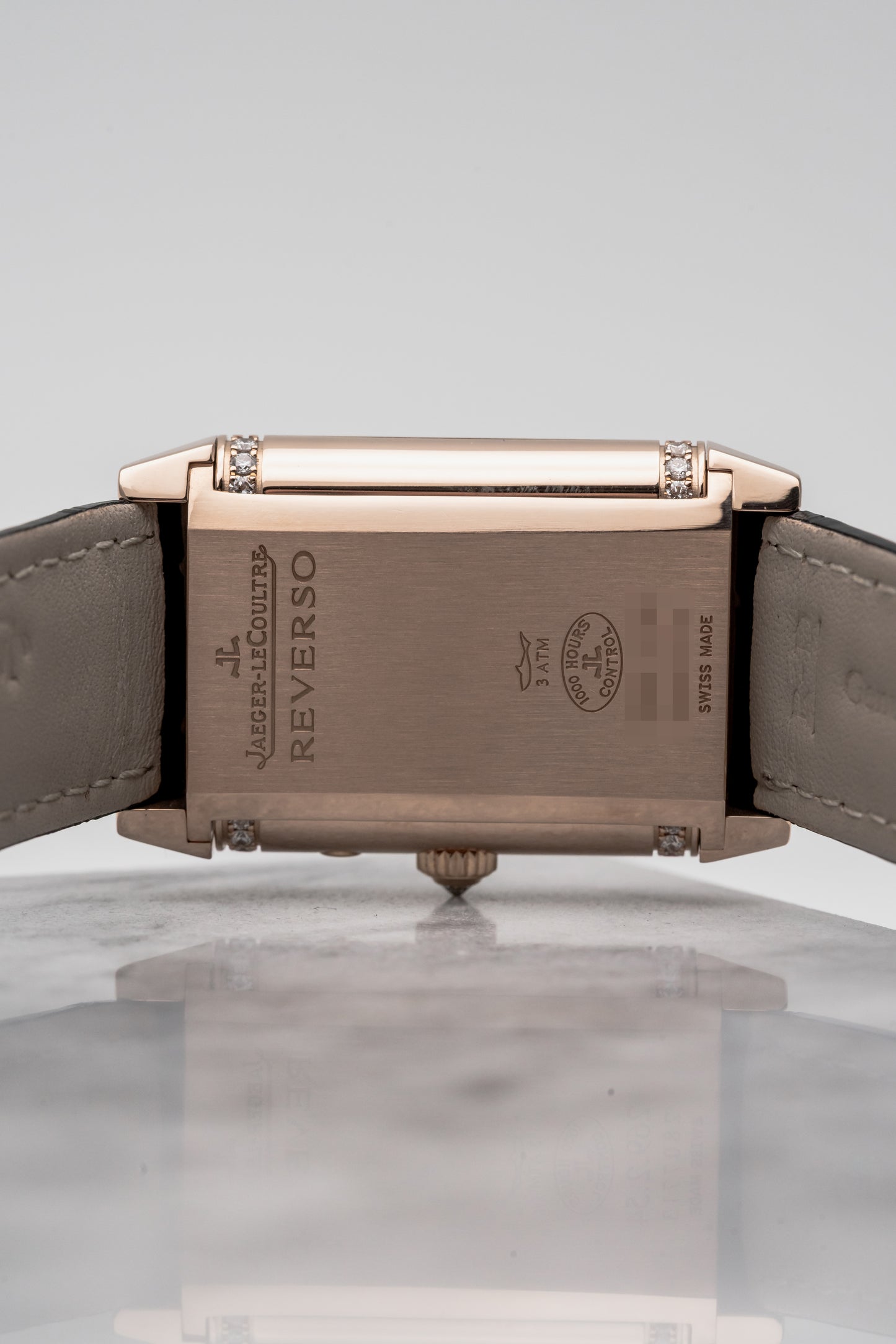 Jaeger-LeCoultre Reverso Women's Duetto Duo Q2692424 Rose Gold Silver/Black Dial