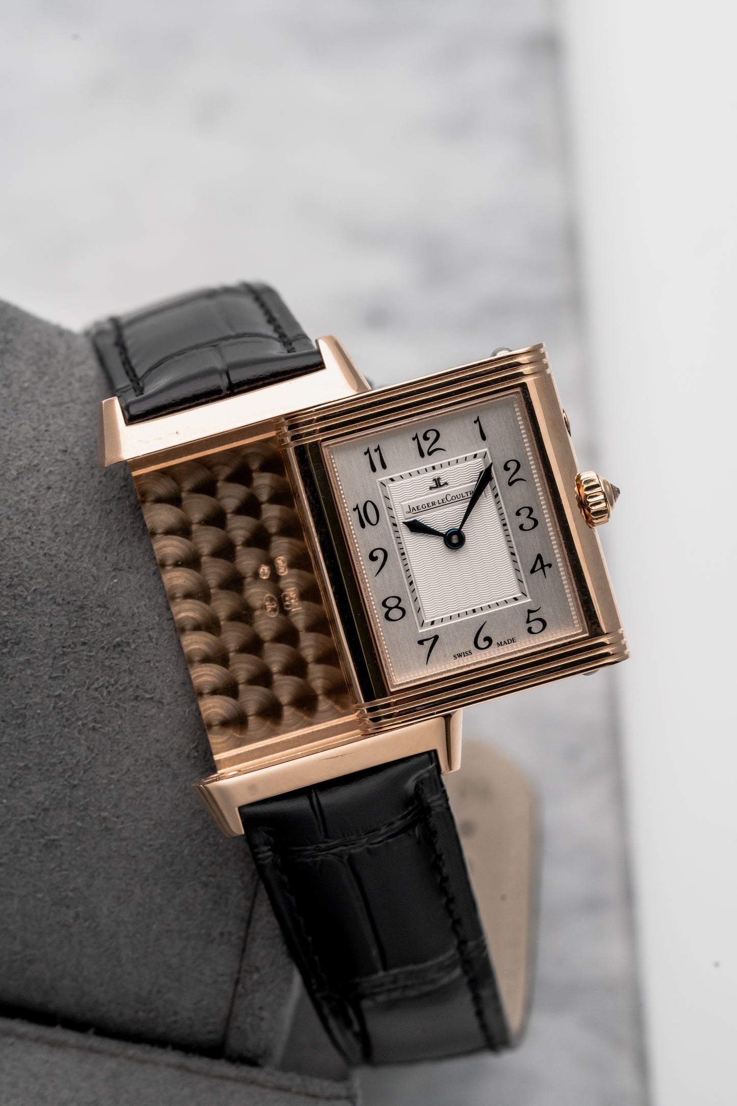 Jaeger-LeCoultre Reverso Women's Duetto Duo Q2692424 Silver/Black Dial