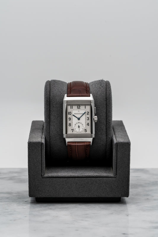 Jaeger-LeCoultre Reverso Duo Q2718410 Stainless Steel, Silver & Black Dials