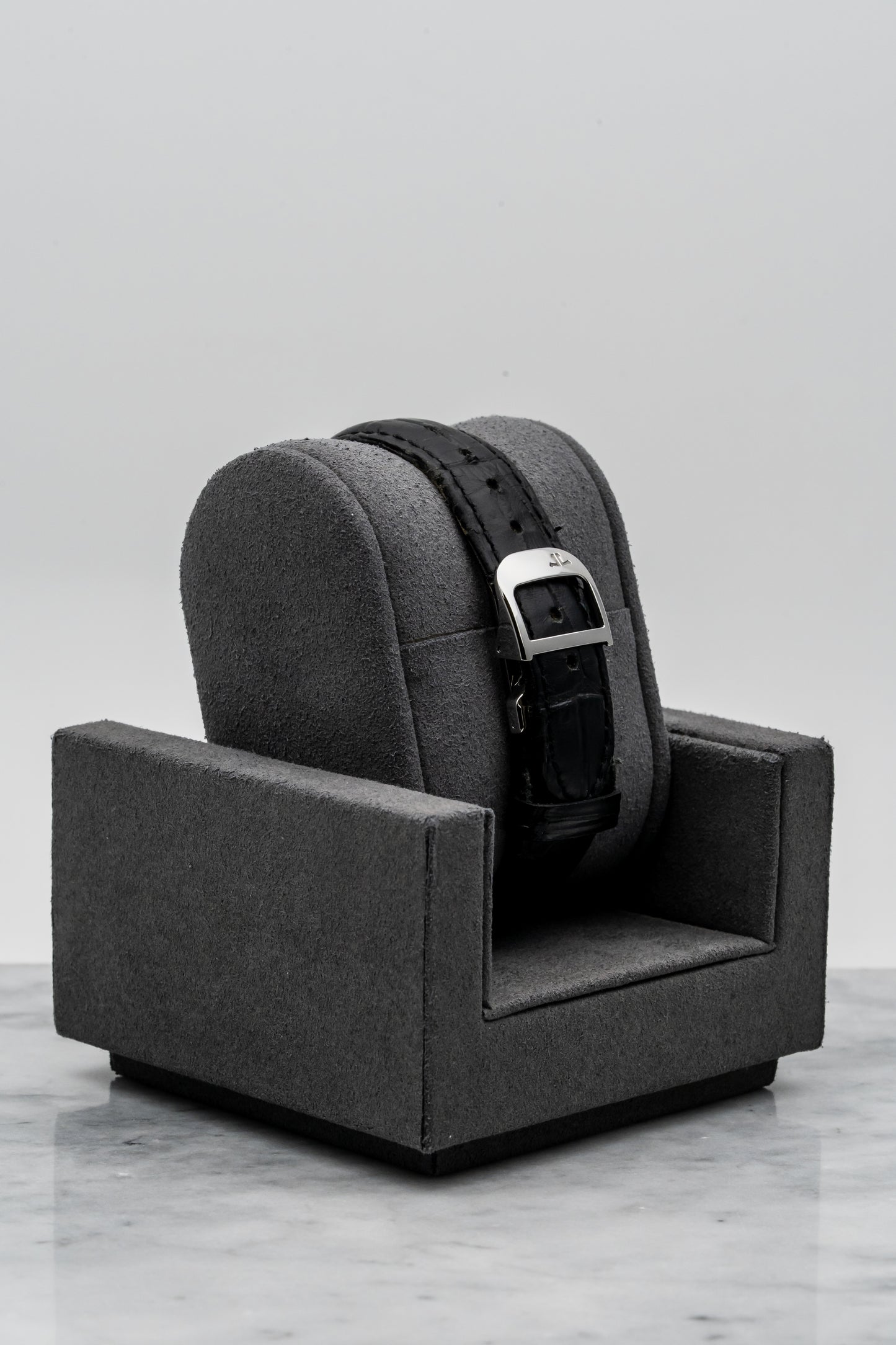 Jaeger-LeCoultre Reverso Duo Q2718410 Stainless Steel, Silver & Black Dial