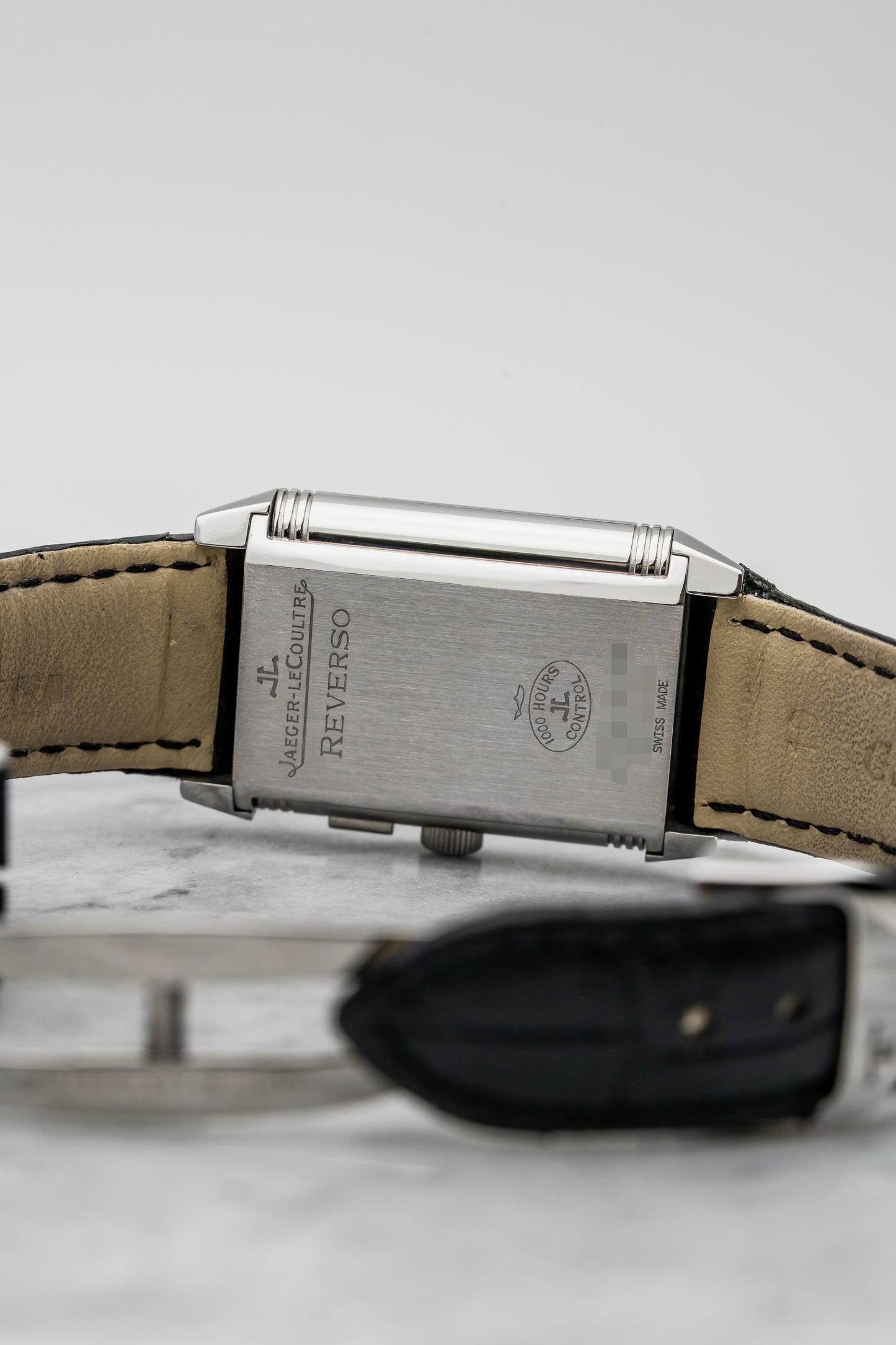 Jaeger-LeCoultre Reverso Duo Q2718410 Stainless Steel, Silver & Black Dial