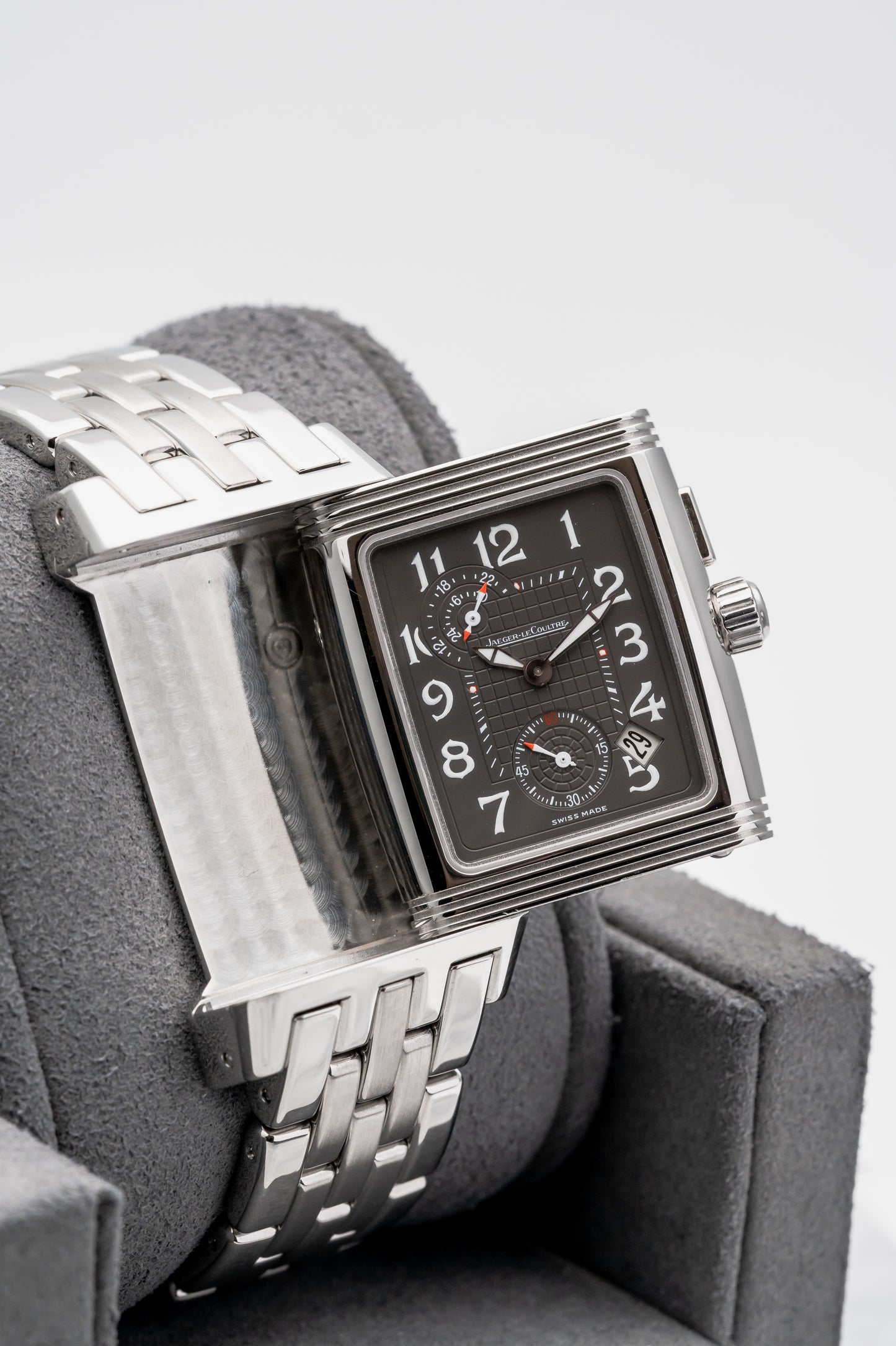 Jaeger-LeCoultre Reverso Gran Sport Q2948102, Black & Silver Dial