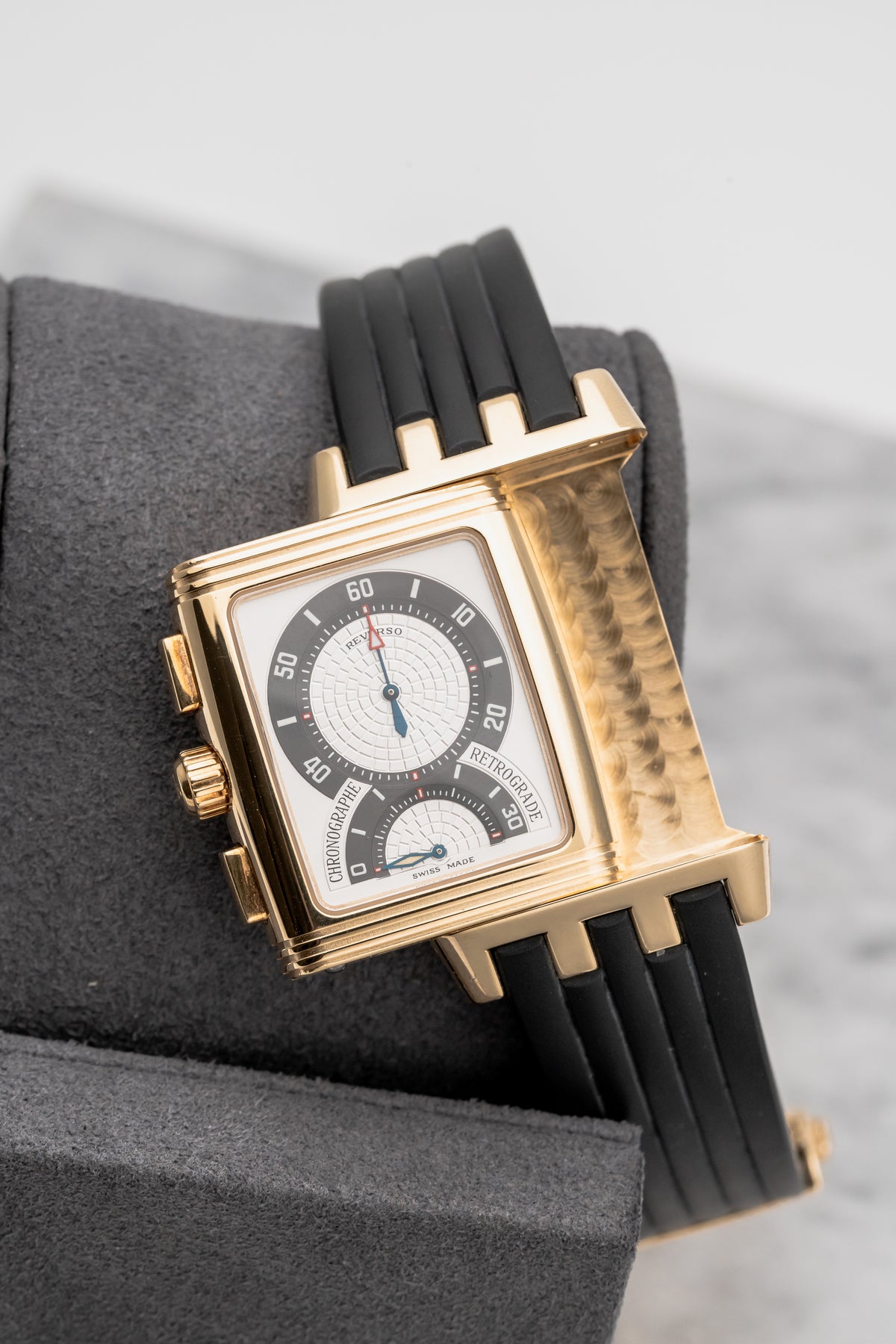 Jaeger-LeCoultre Reverso Gran’Sport Chronographe Rétrograde Q2951620 Silver Dial