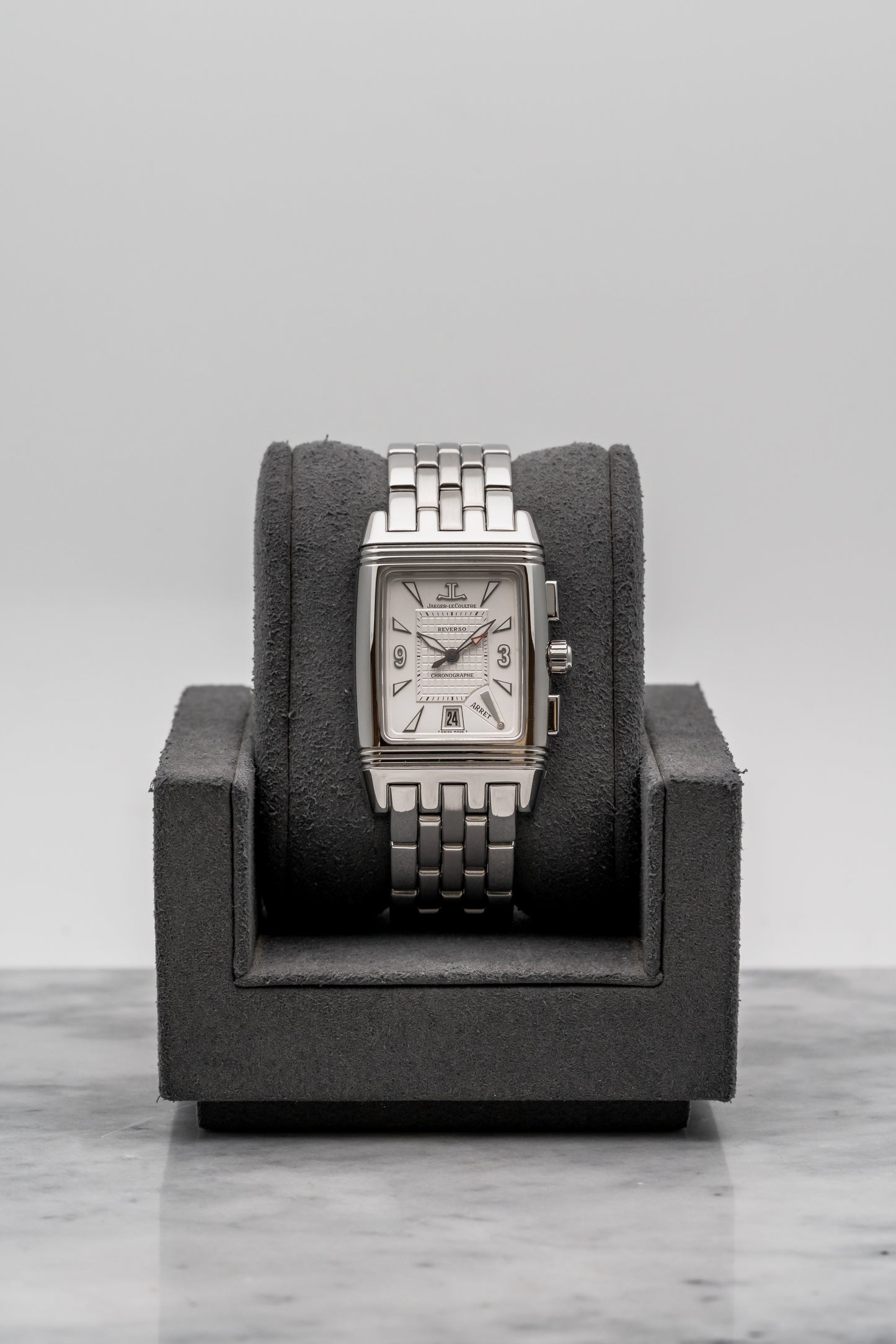 Jaeger-LeCoultre Reverso Gran’Sport Chronograph Q2958101 Silver Dial