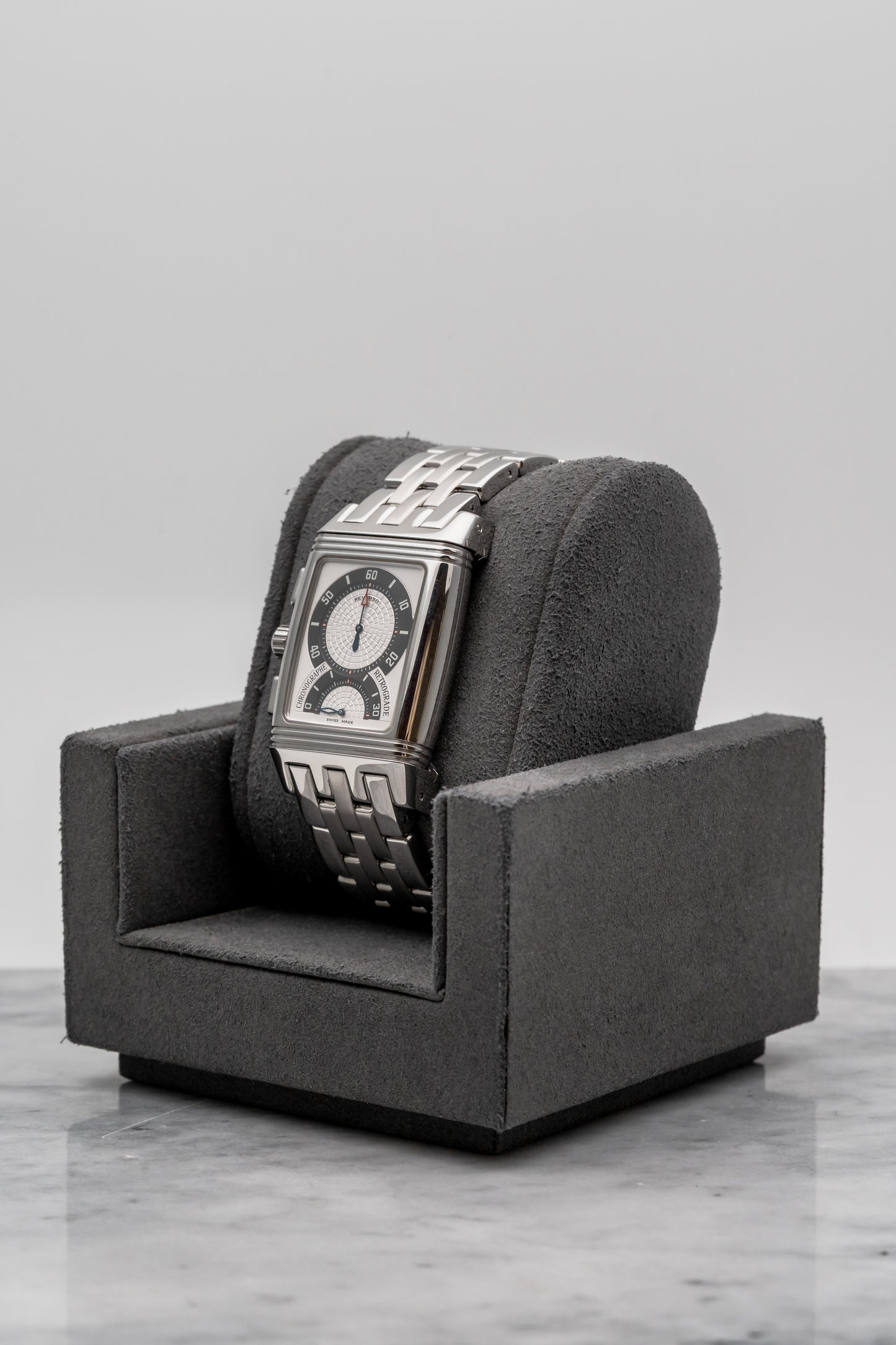 Jaeger-LeCoultre Reverso Gran’Sport Chronograph Q2958101 Silver Dial