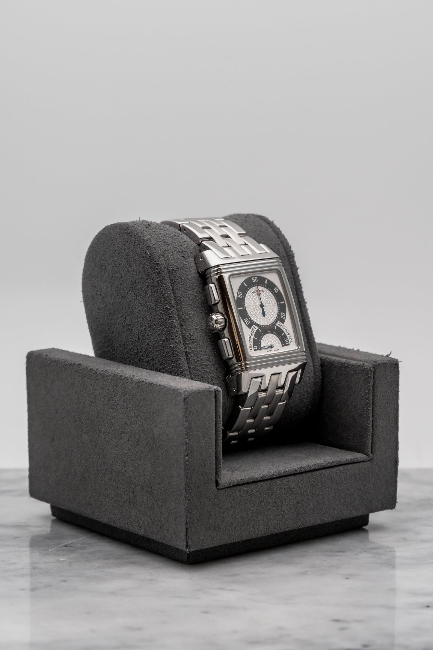 Jaeger-LeCoultre Reverso Gran’Sport Chronograph Q2958101 Silver Dial