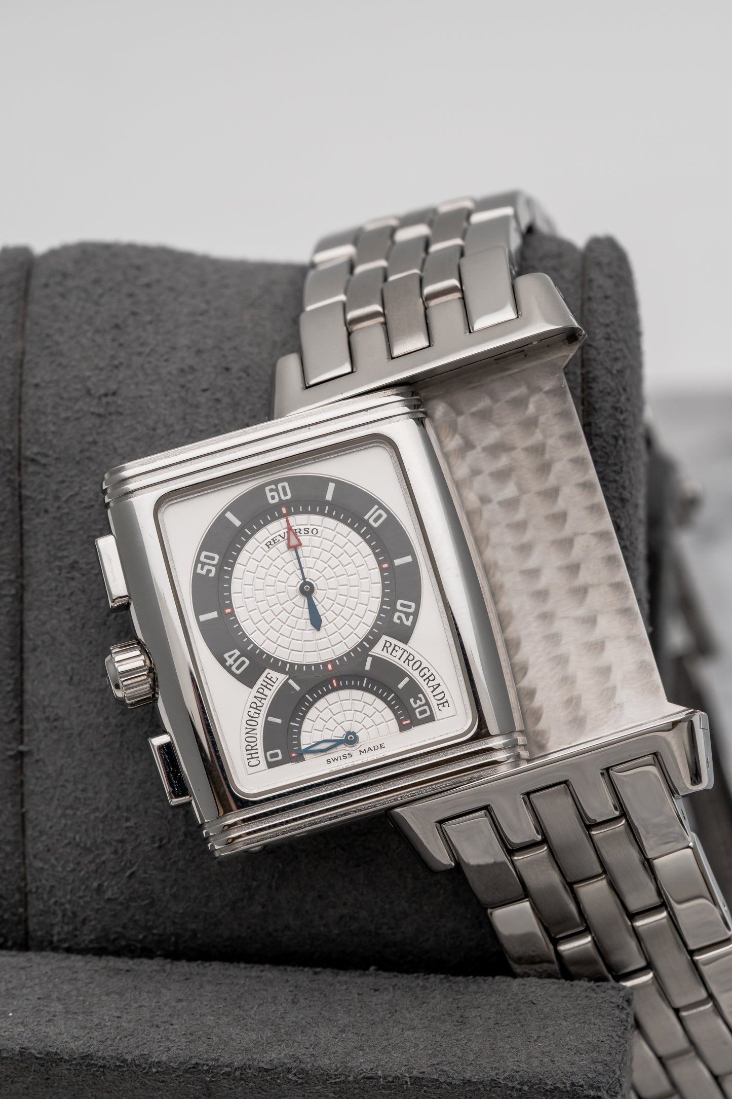 Jaeger-LeCoultre Reverso Gran’Sport Chronograph Q2958101 Silver Dial