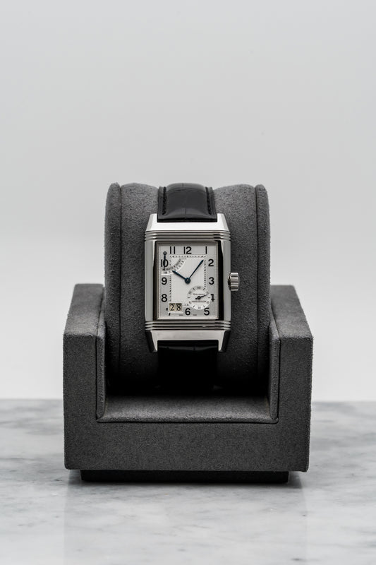 Jaeger-LeCoultre Duoface Grande Date 8 Days Q3008420 Silver Guilloché Dial