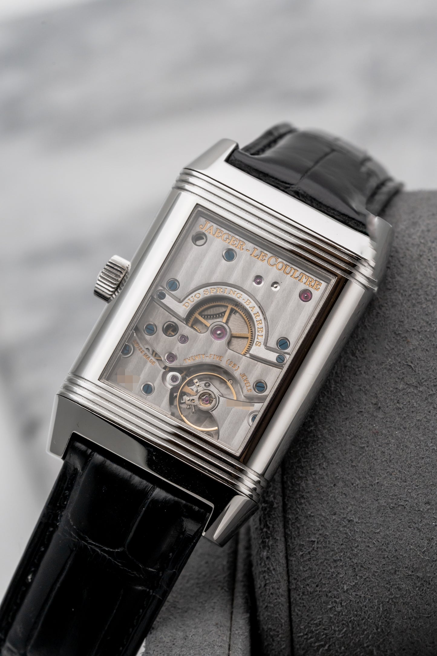 Jaeger-LeCoultre Reverso Grande Date 8 Days Q3008420 Silver Dial, Stainless Steel