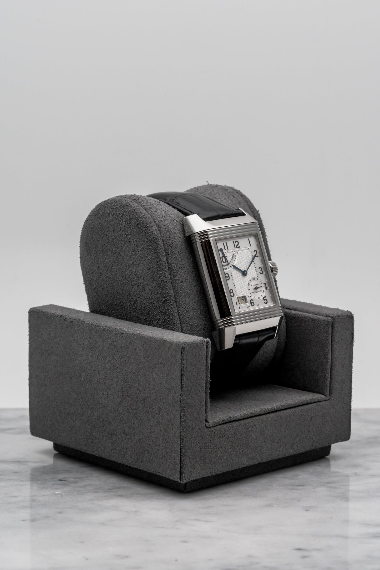 Jaeger-LeCoultre Reverso Grande Date 8 Days Q3008420 Silver Dial, Stainless Steel
