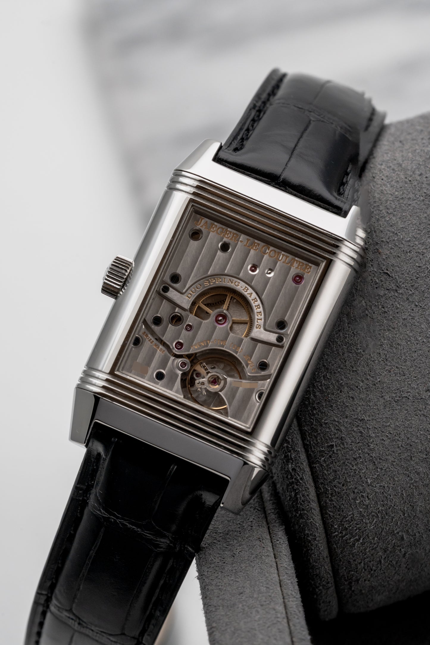 Jaeger-LeCoultre Reverso Grande Date 8 Days Q3008420 Silver Dial, Stainless Steel